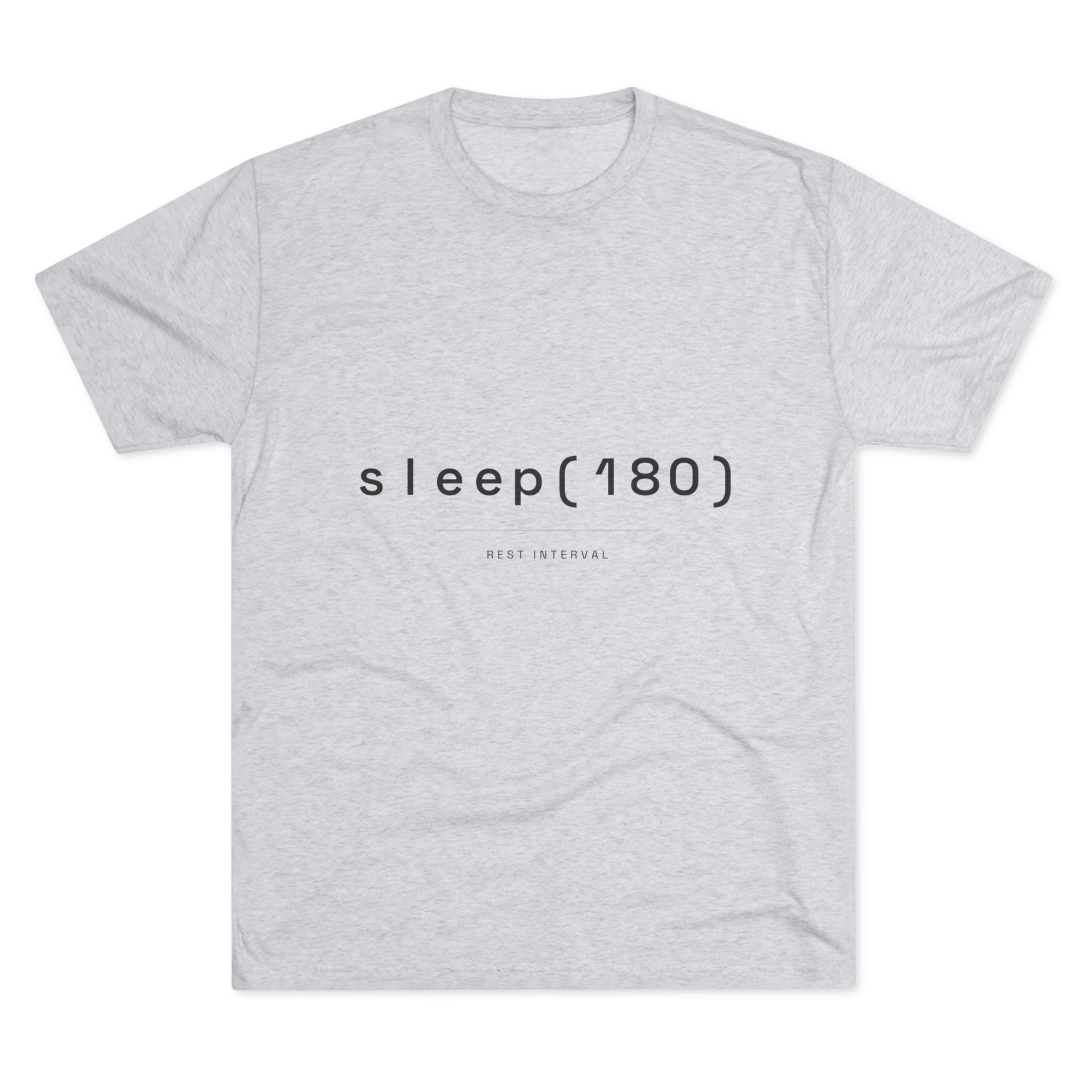 Rest Interval Tee — sleep(180)