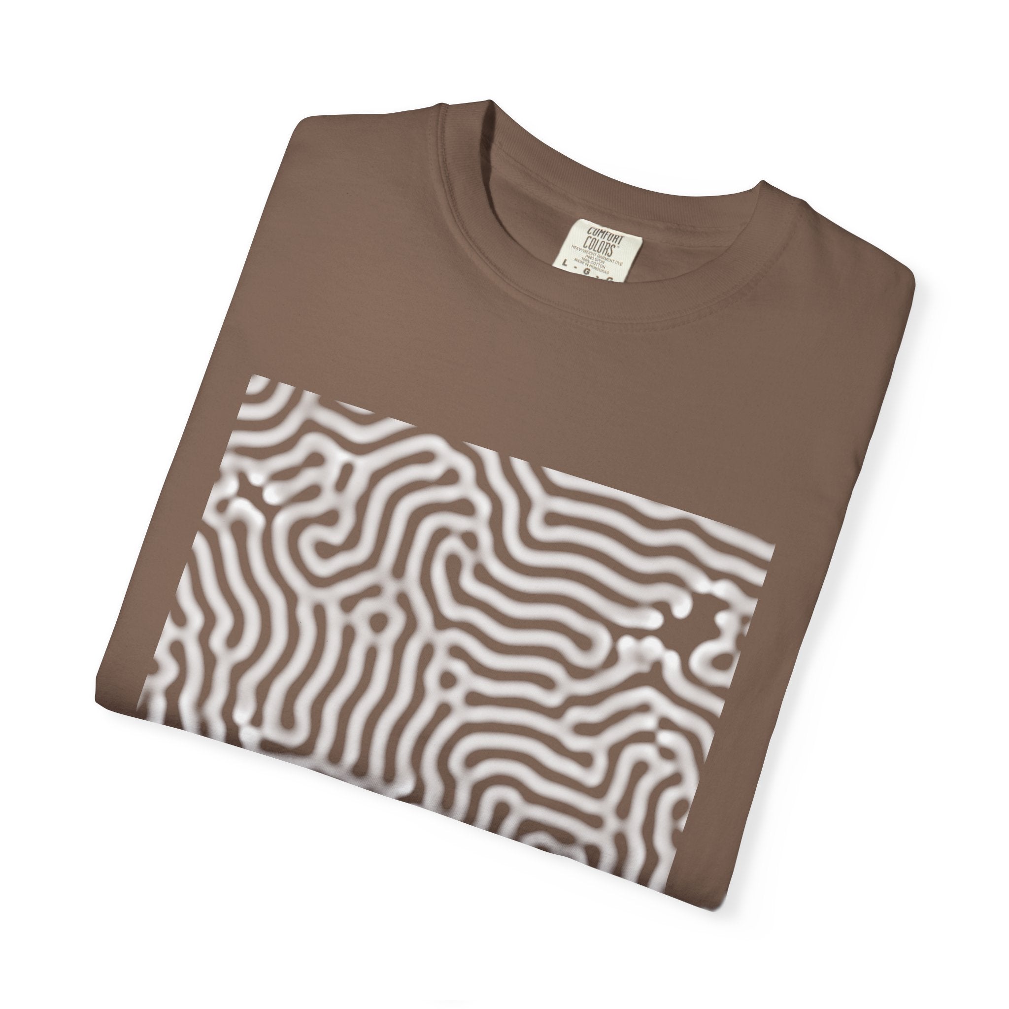 Brain Coral Tee - Turing Reaction-Diffusion Art | Men's