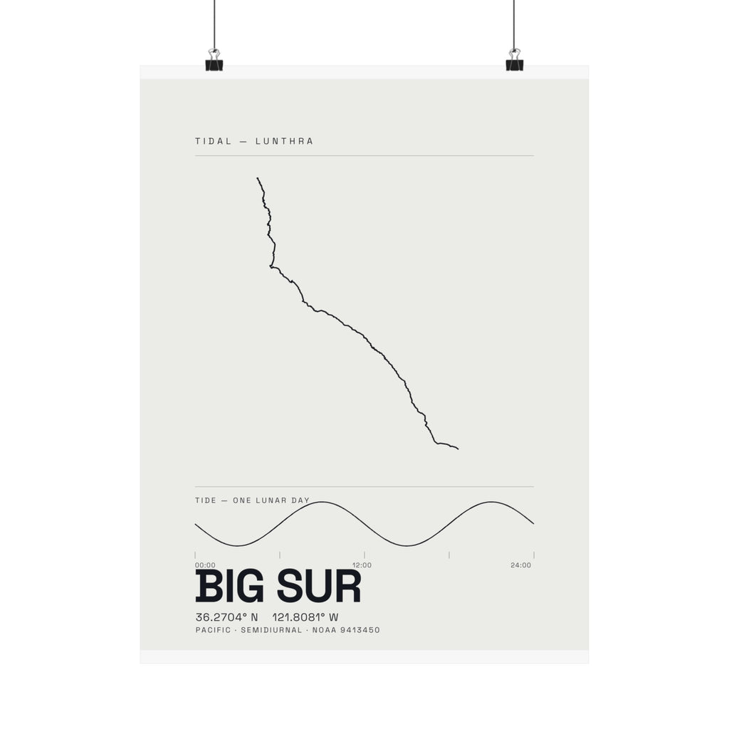 Big Sur — Tidal Poster