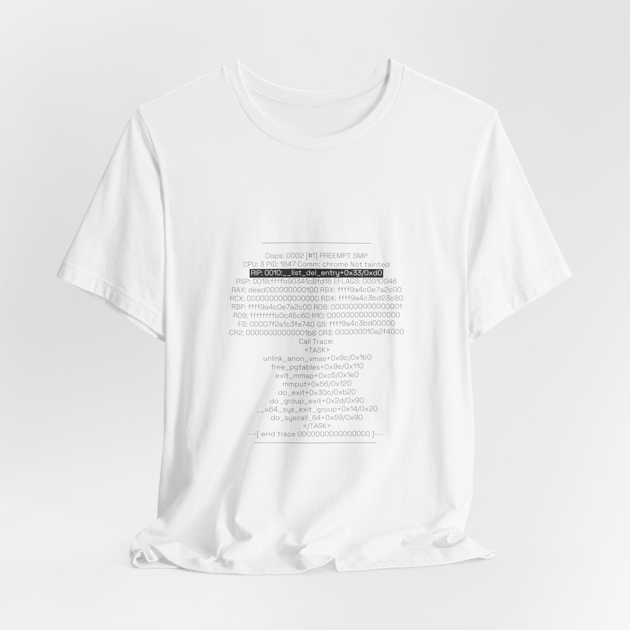 Oops — Panic Tee