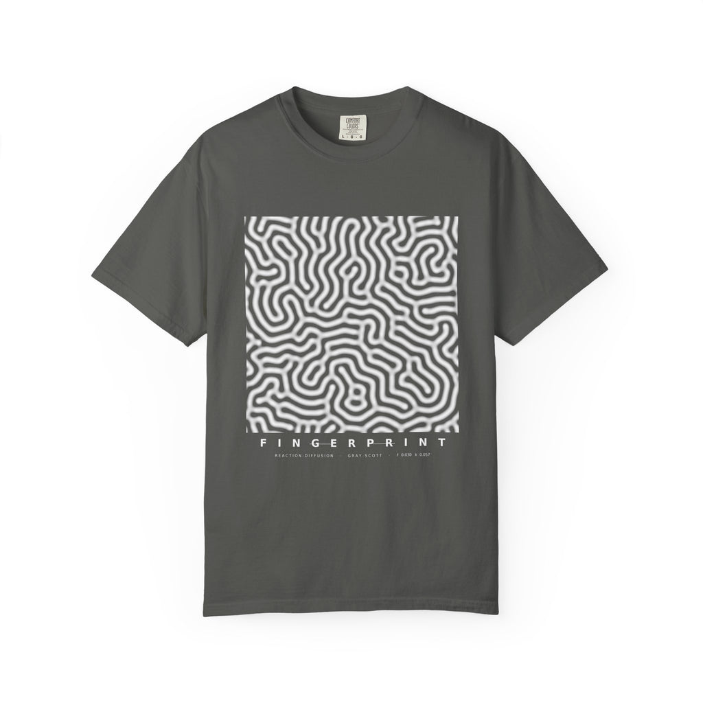 Fingerprint Tee - Turing Reaction-Diffusion Art | Men's