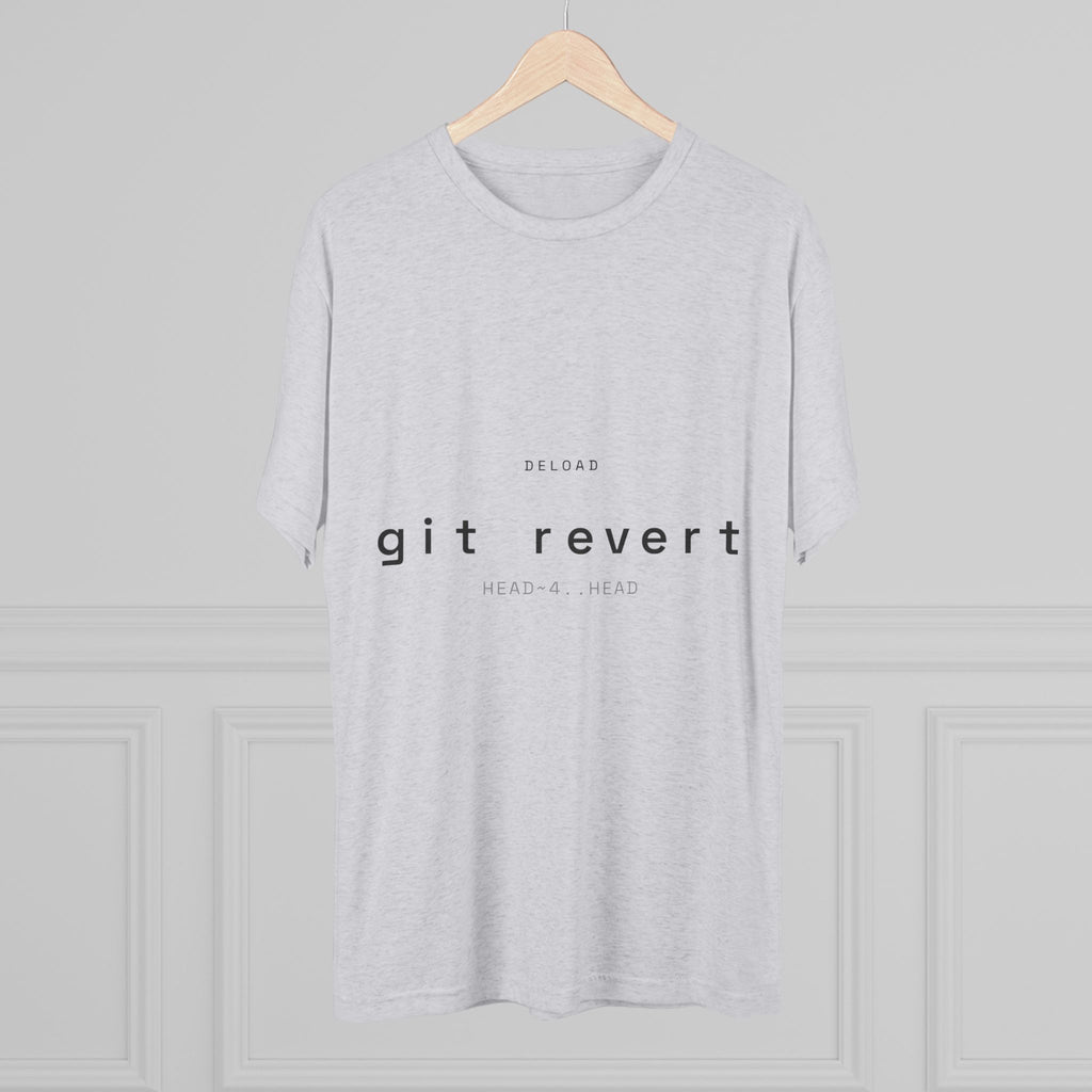 Deload Tee — git revert