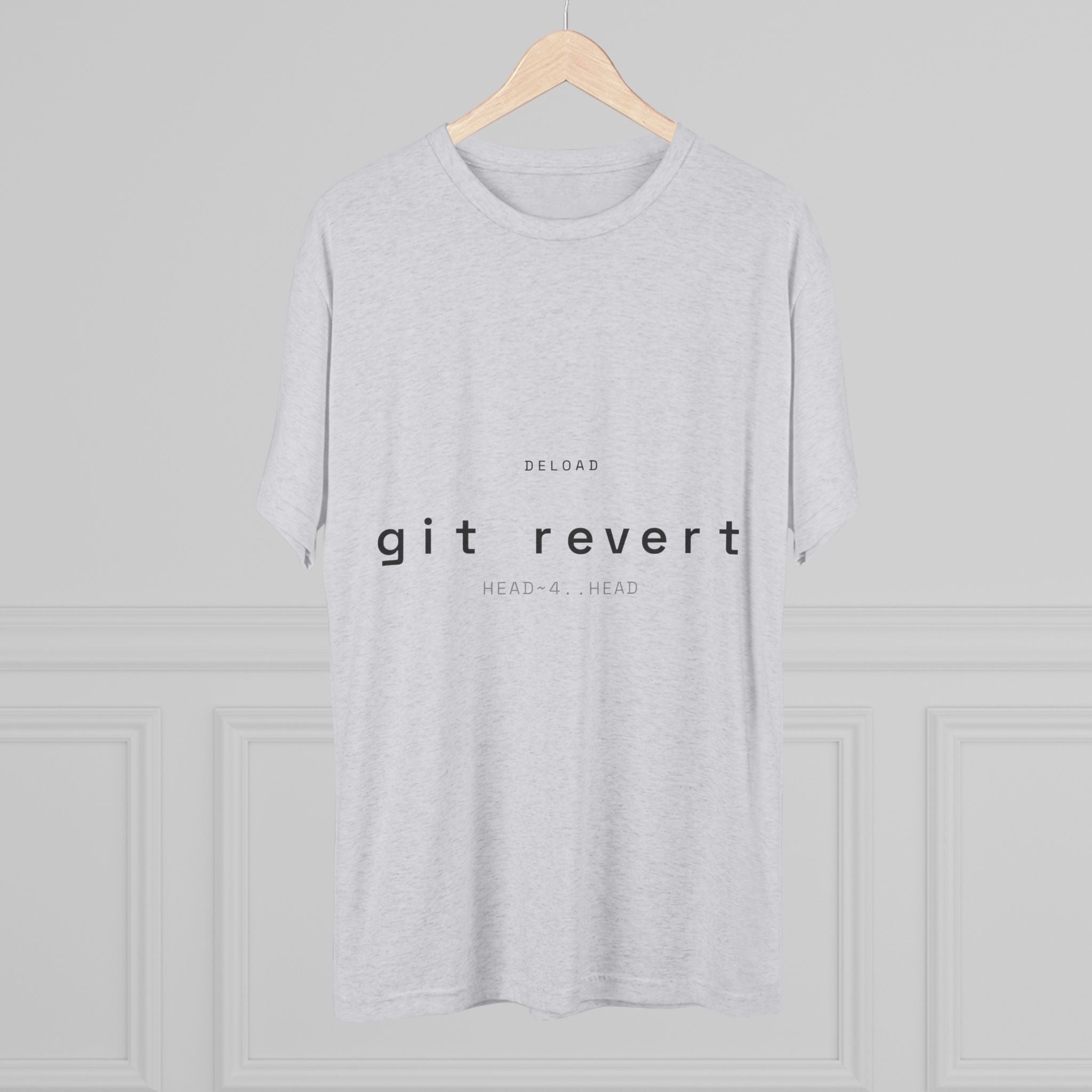 Deload Tee — git revert