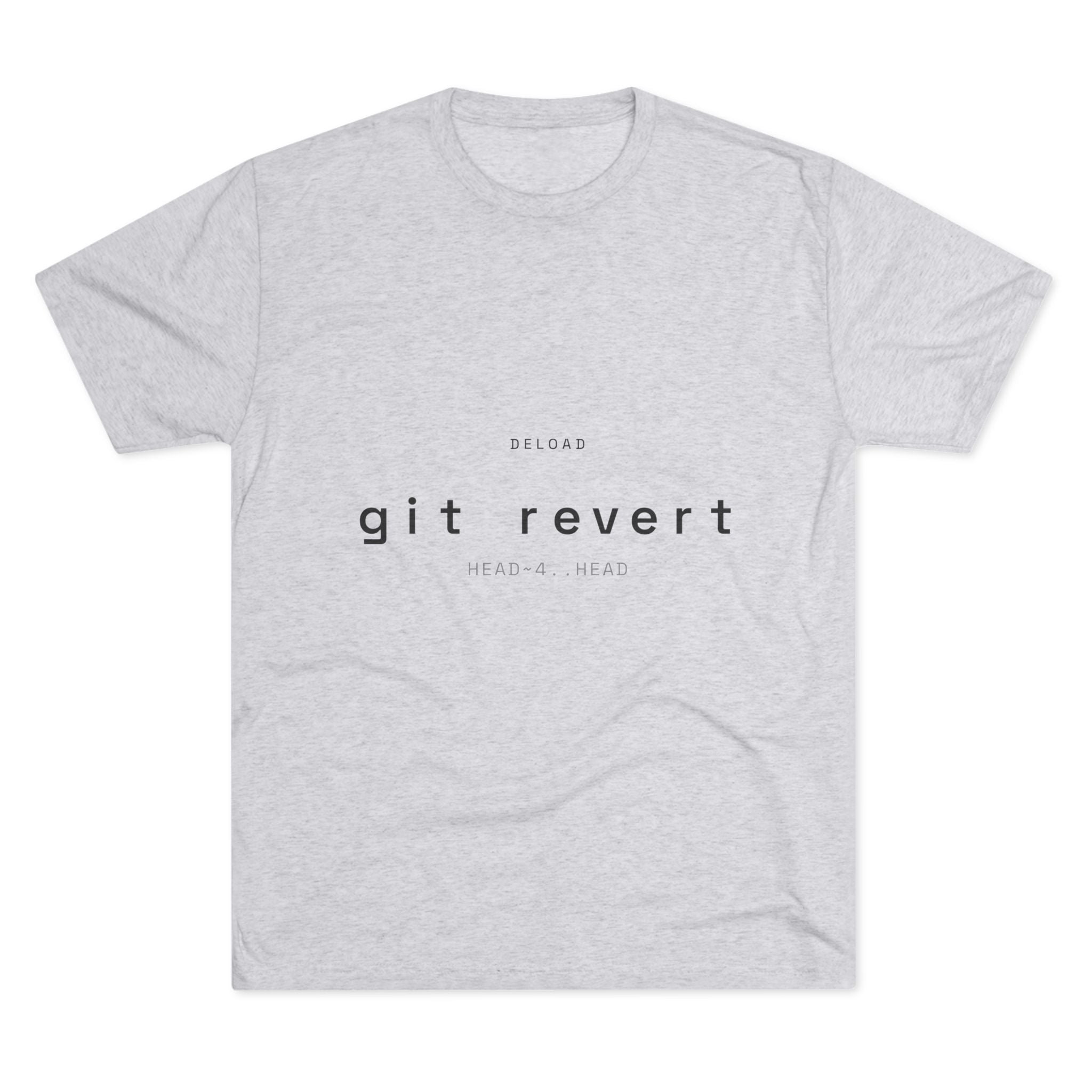 Deload Tee — git revert