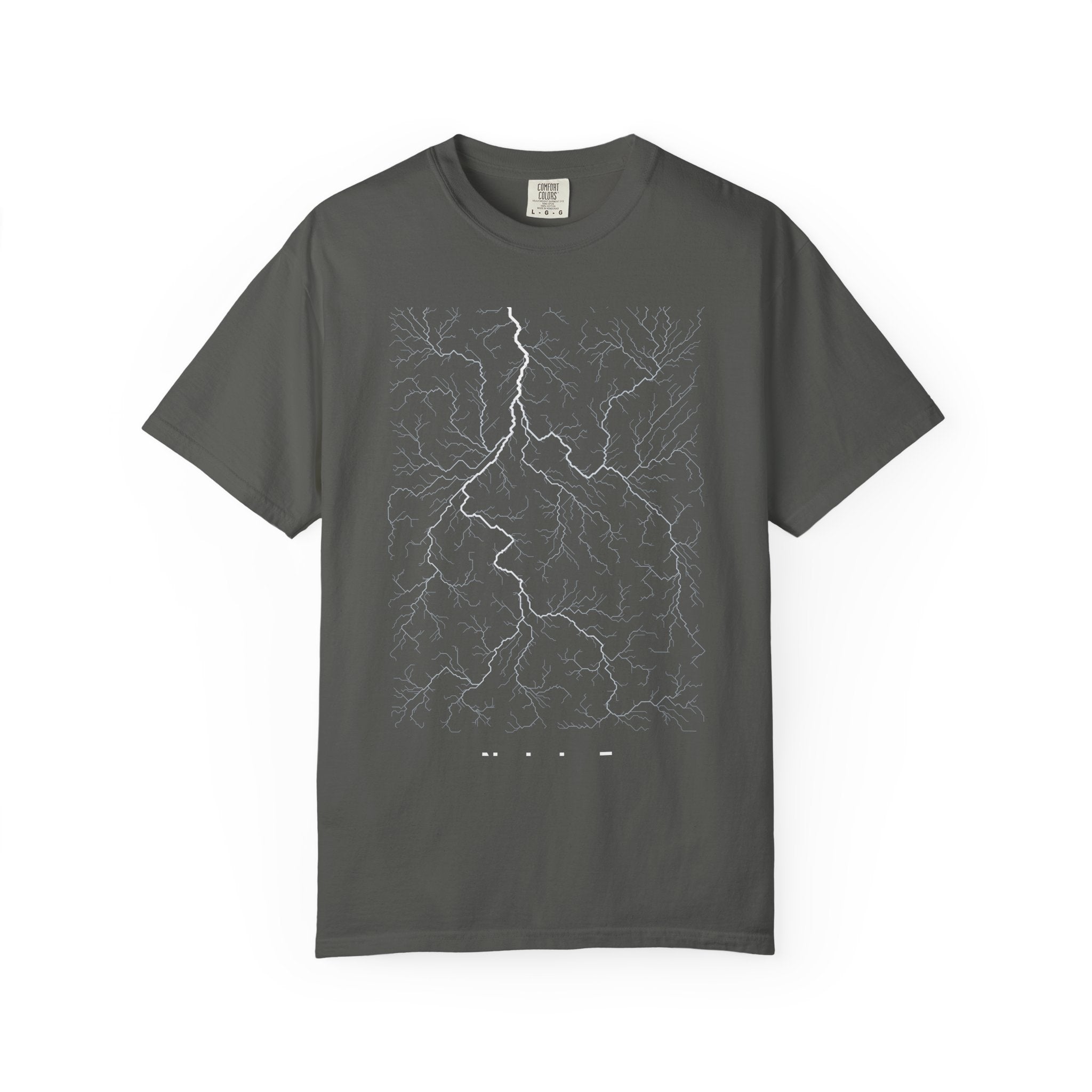 Nile Tee - Modeled Drainage Network Art | Men's