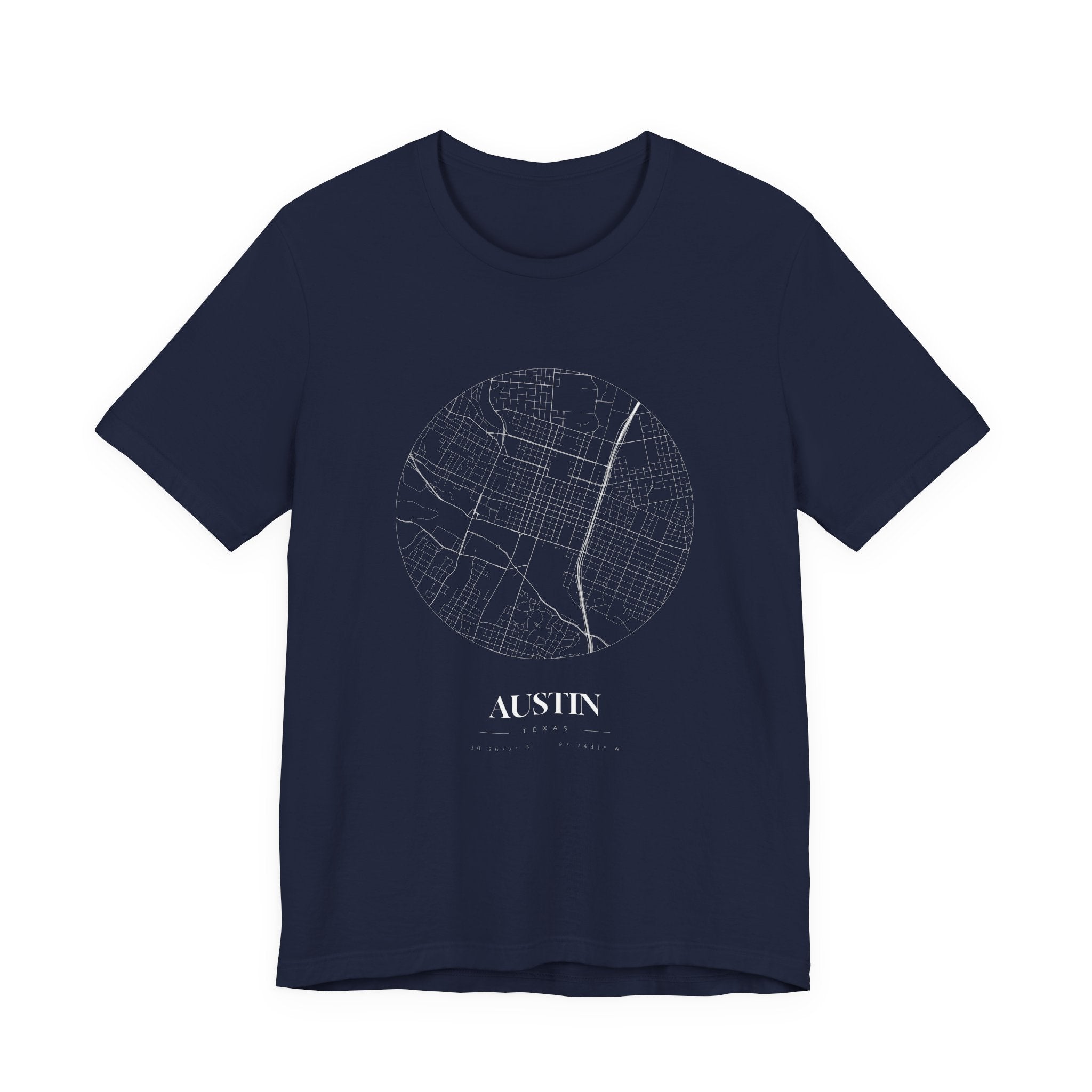 Austin Street Map Tee — Atlas