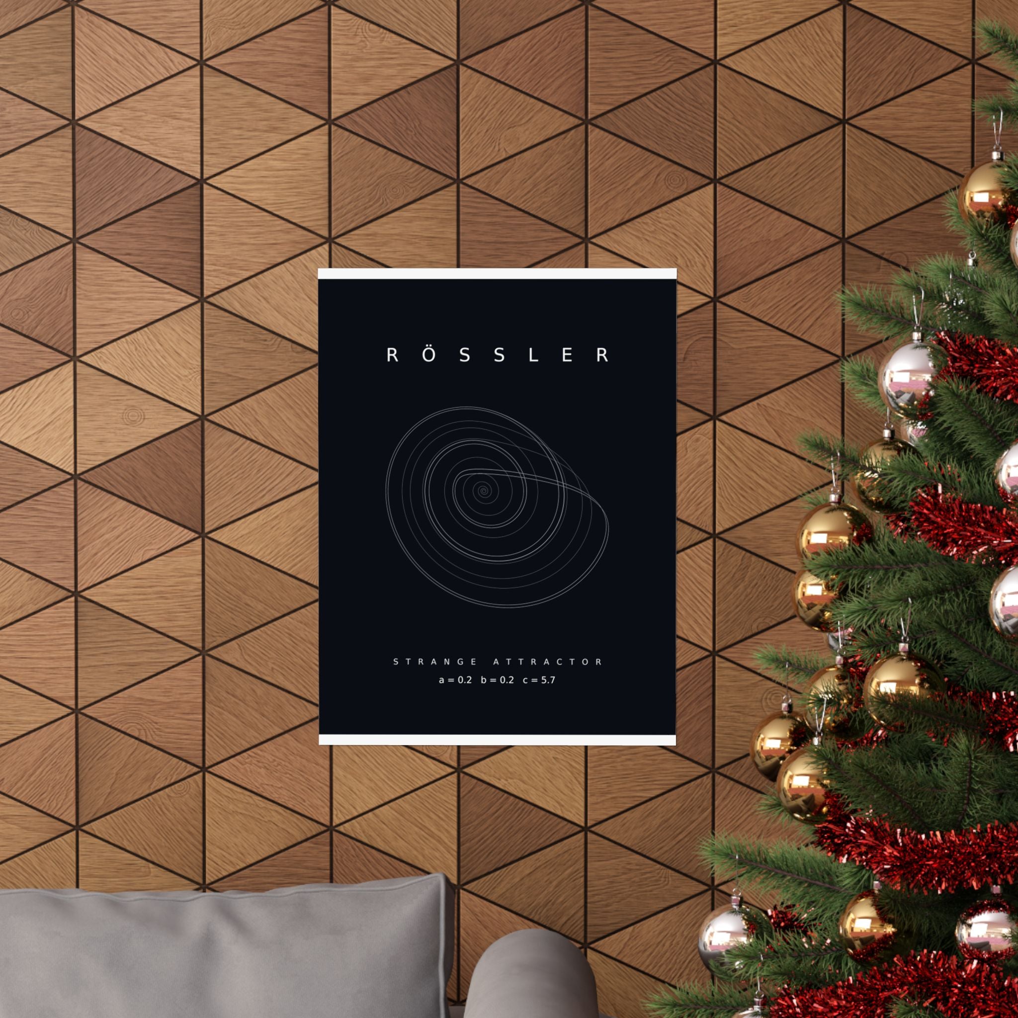 Rössler — Chaos Poster