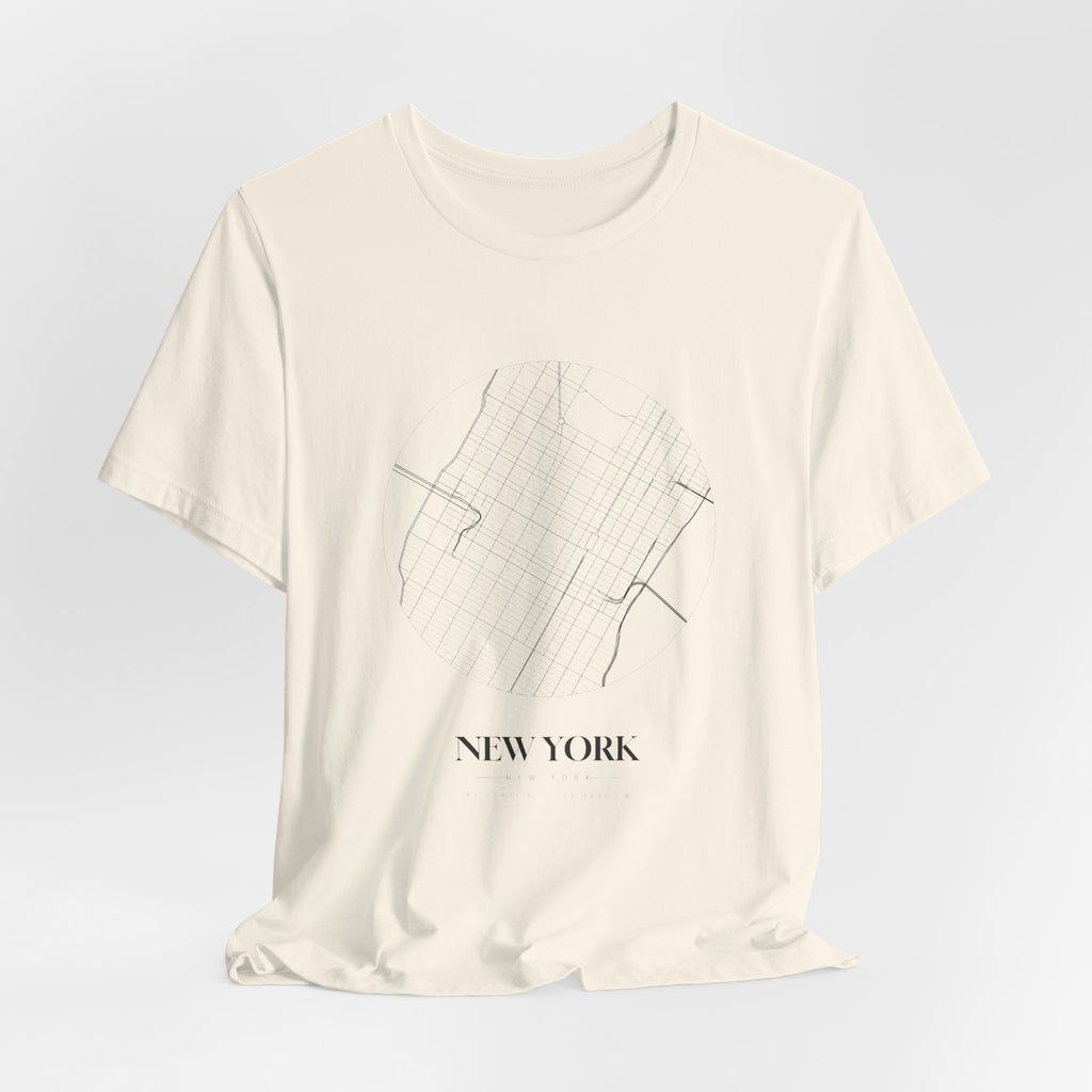 New York Street Map Tee — Atlas