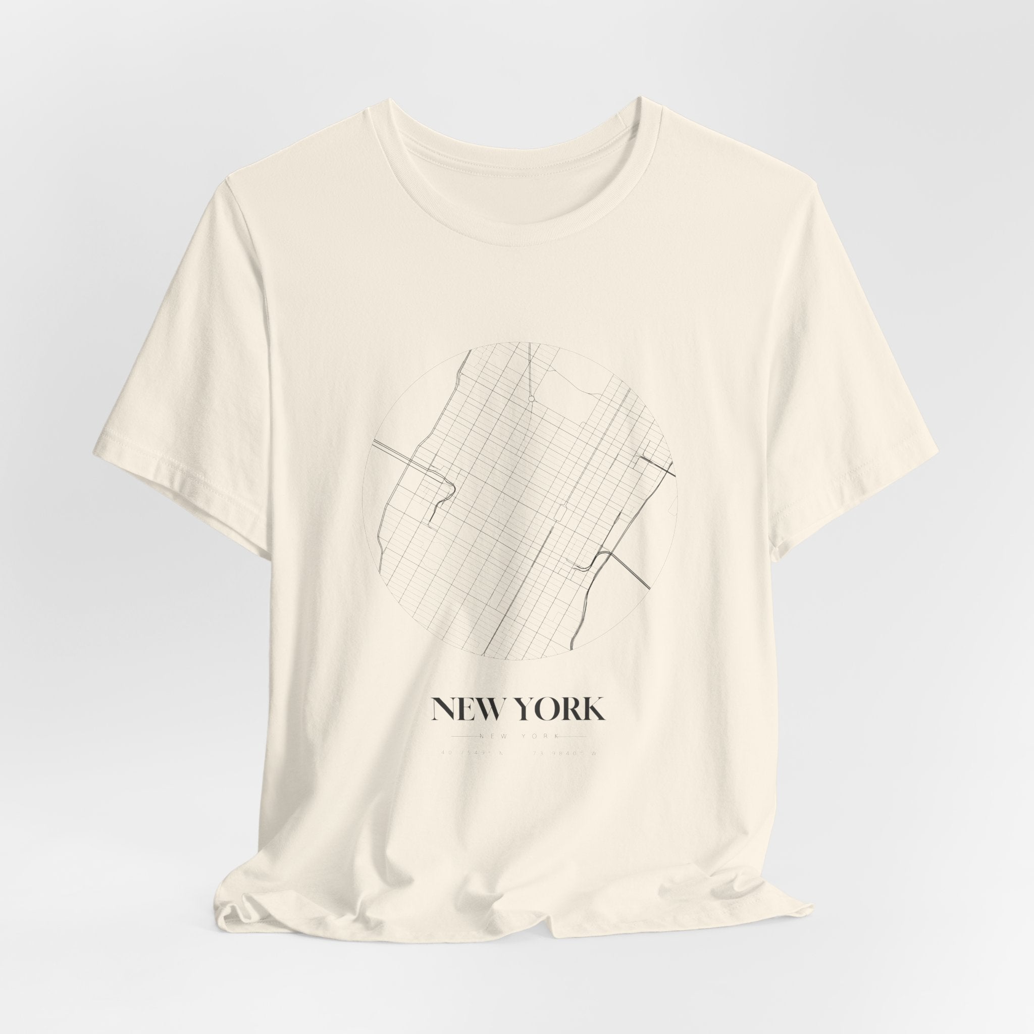 New York Street Map Tee — Atlas