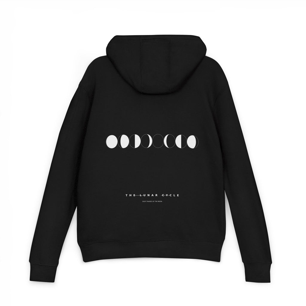 Lunar Cycle Hoodie — Moon Phases French Terry