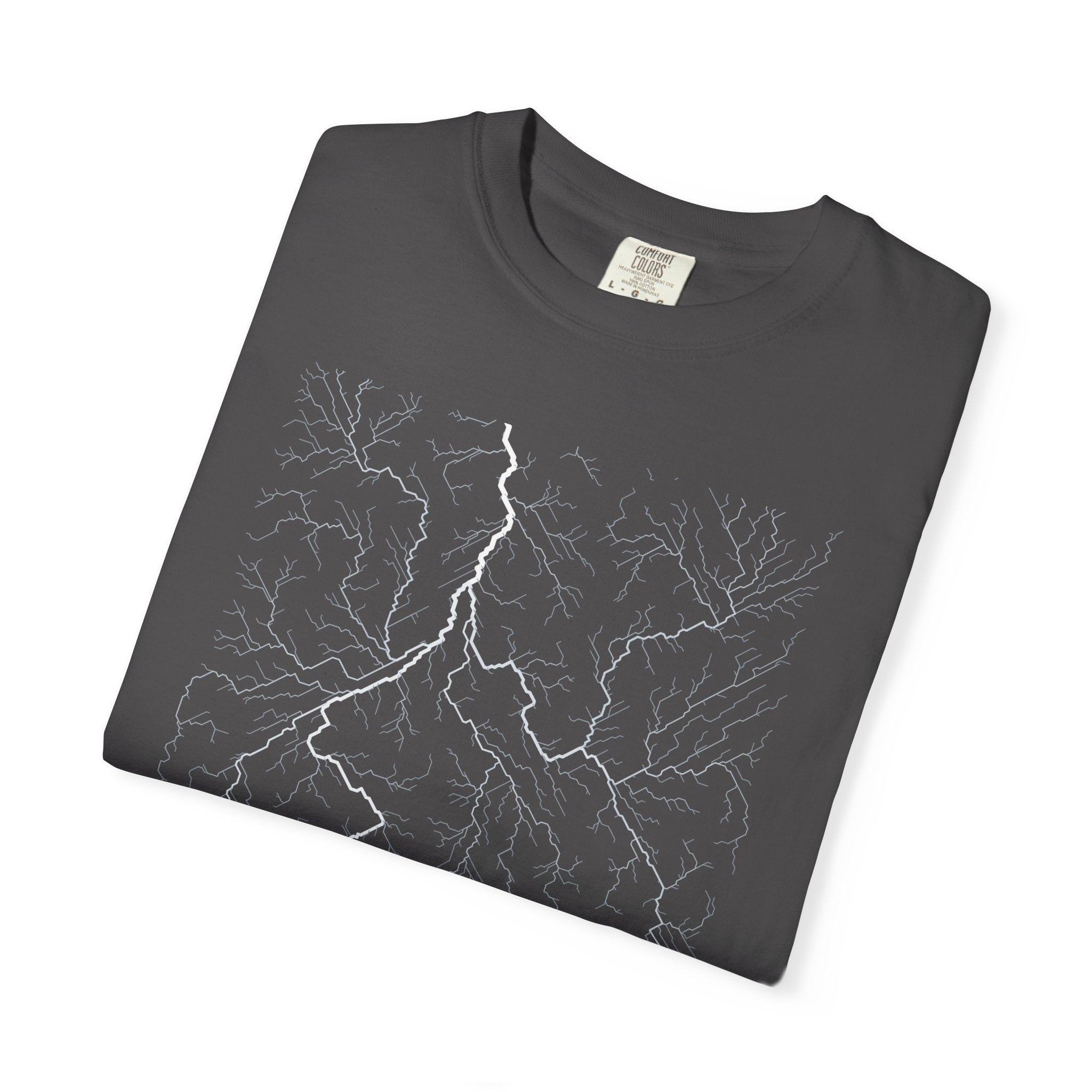 Nile Tee - Modeled Drainage Network Art | Men's