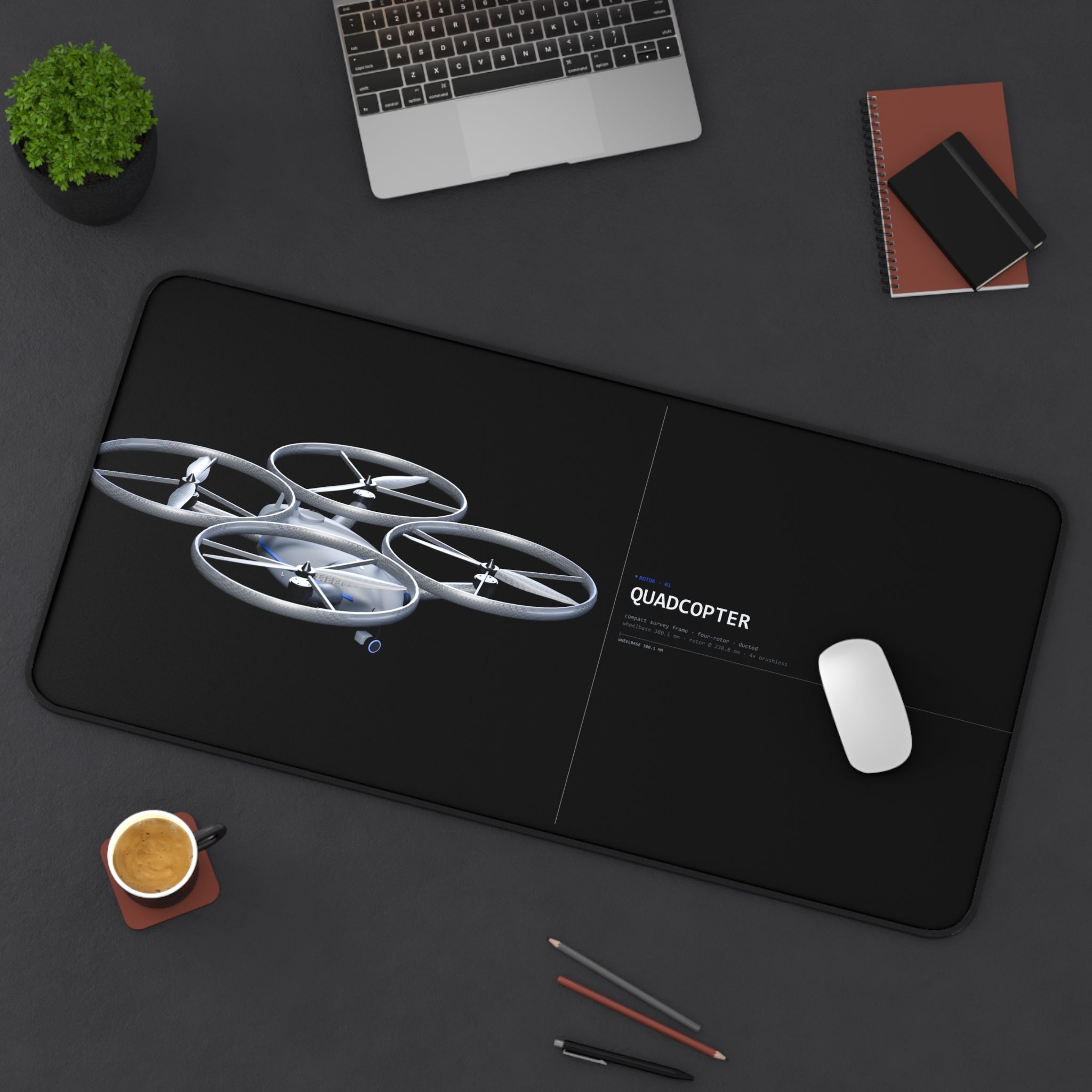 Quadcopter — Rotor Desk Mat
