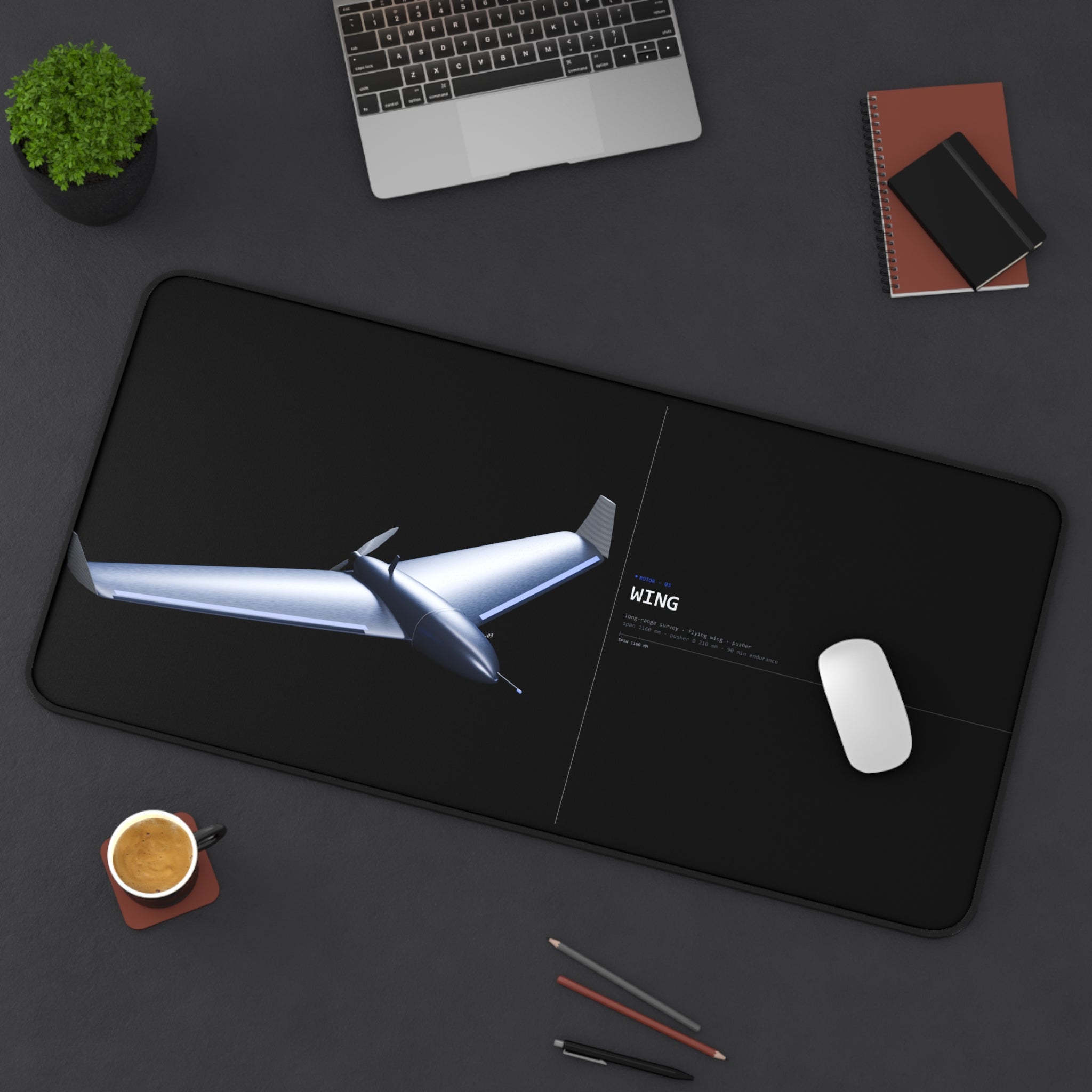 Wing — Rotor Desk Mat