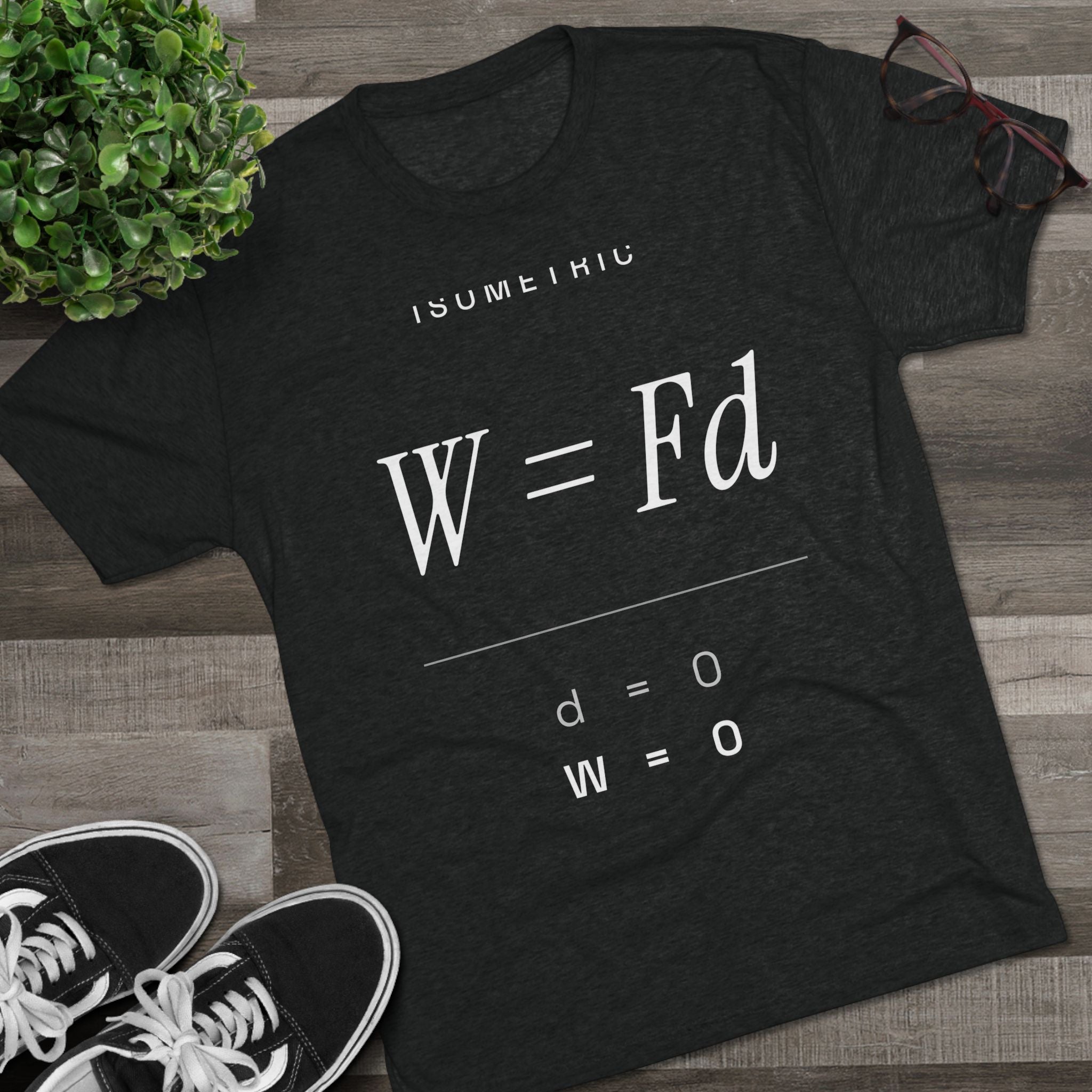 Isometric Tee — W = Fd