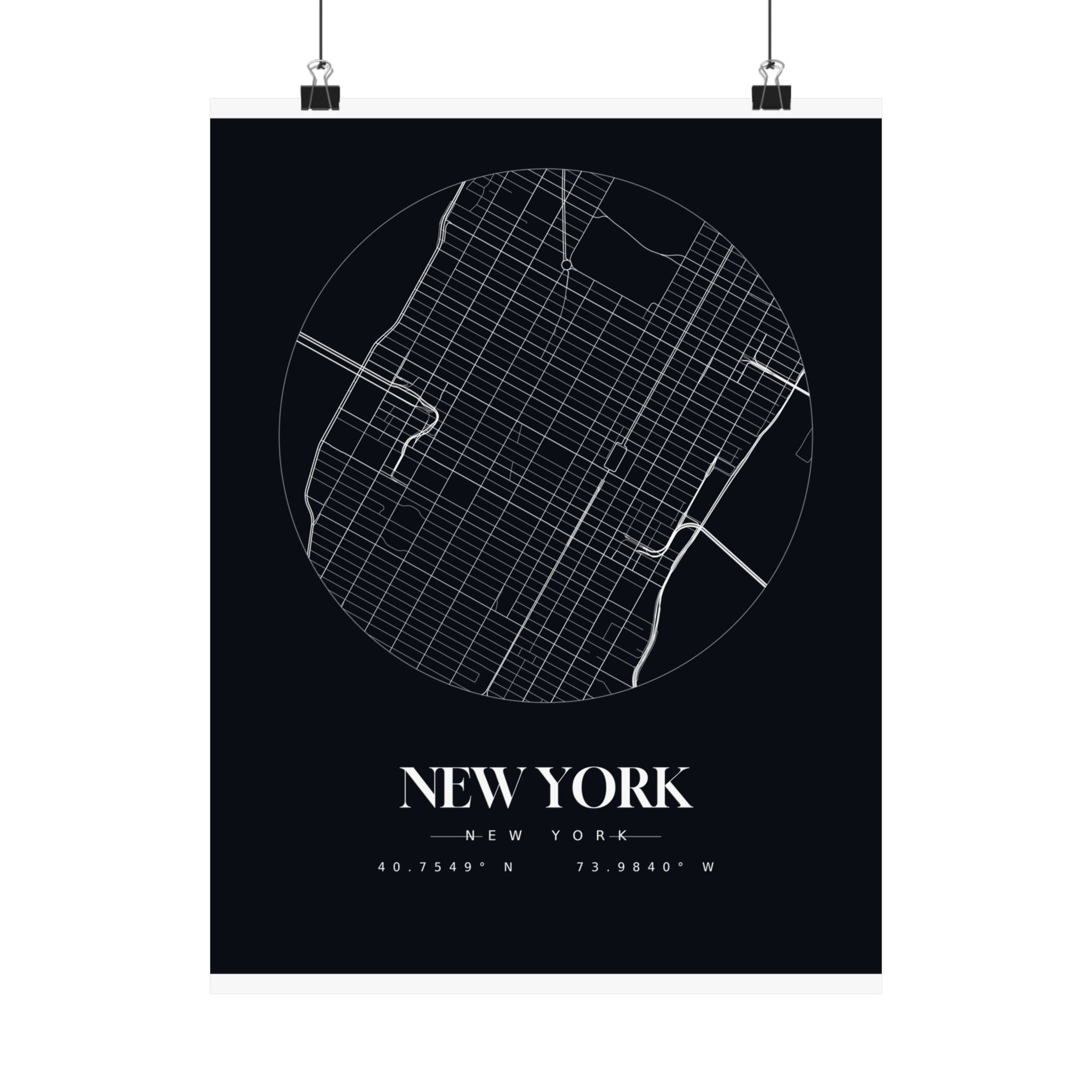 New York — Atlas Poster