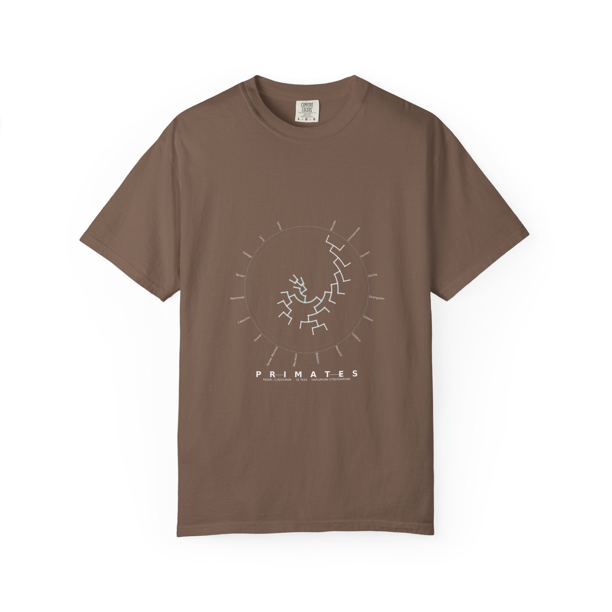 Primates Tee - Phylogeny Cladogram Art | Men's