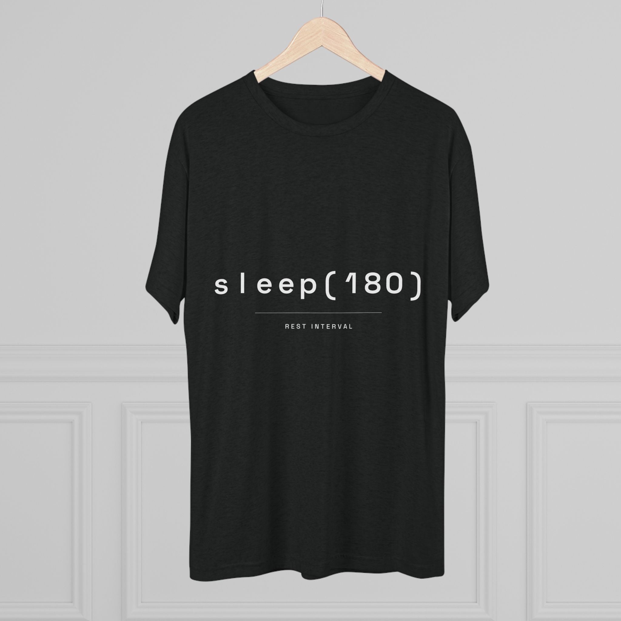 Rest Interval Tee — sleep(180)