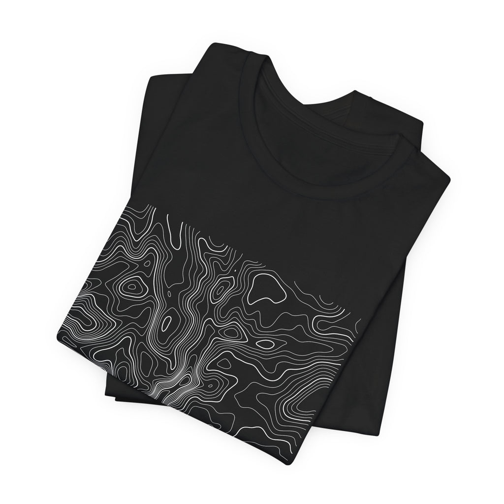 Zion Topographic Tee — Real Canyon Contour Map