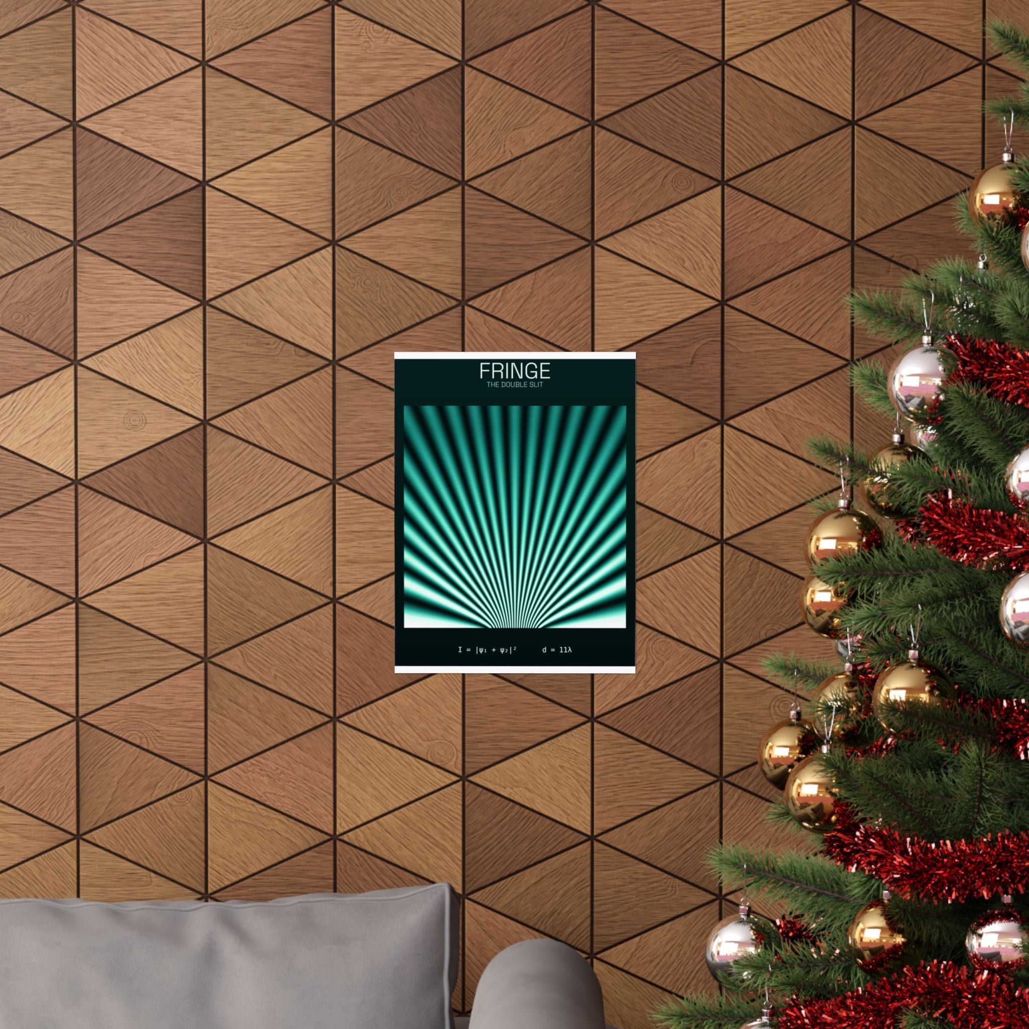 Double Slit - Fringe Poster