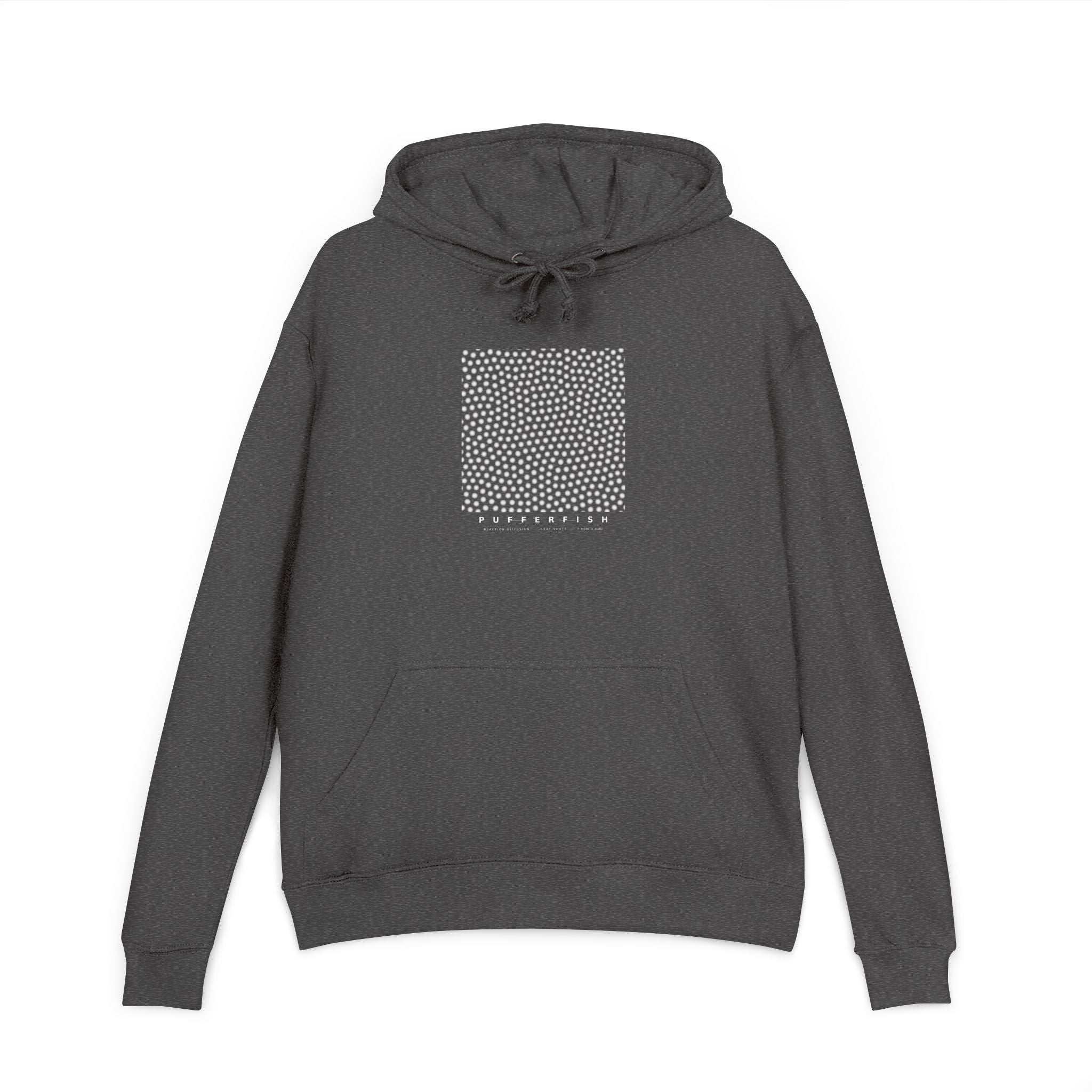 Pufferfish Hoodie - Turing Reaction-Diffusion Art | Men's