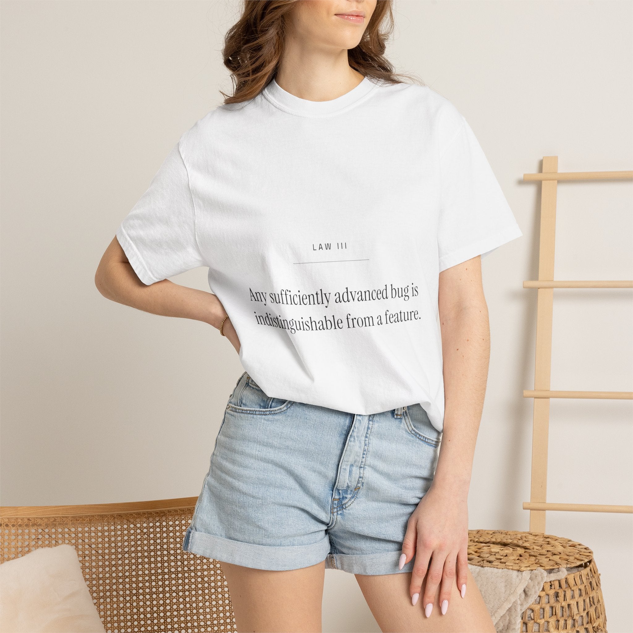 Sufficiently Advanced Tee — Law III