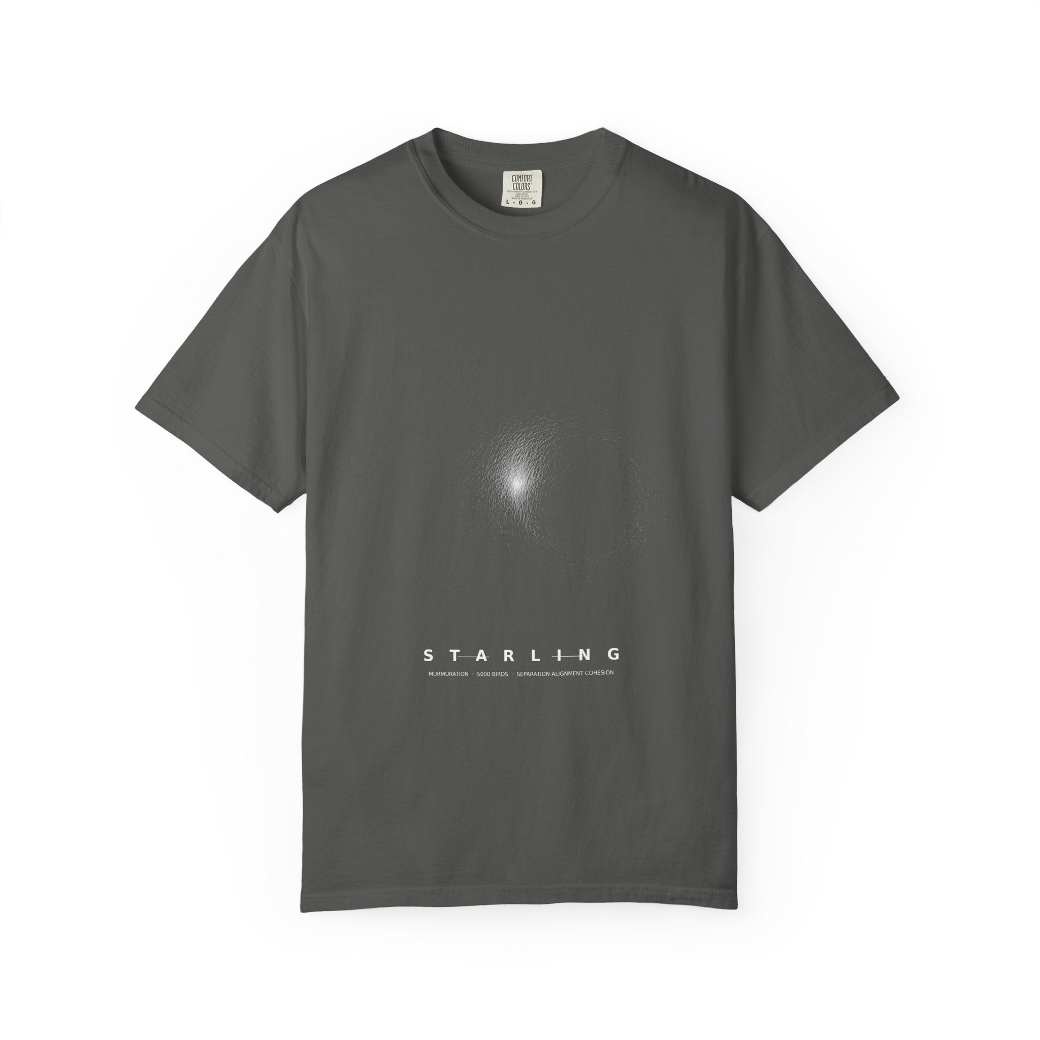 Starling Murmuration Tee - Boids Flocking Model Art | Men's