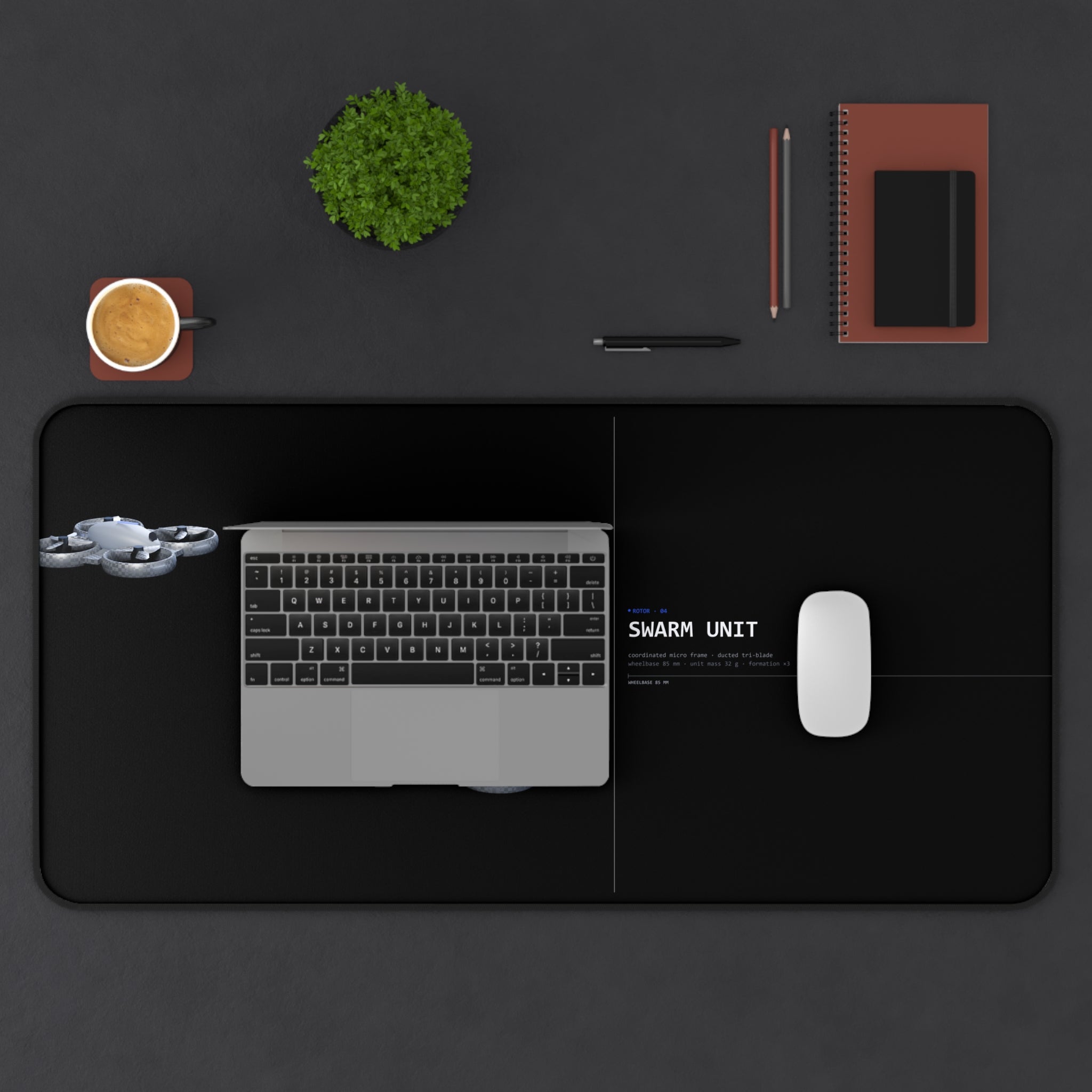 Swarm Unit — Rotor Desk Mat