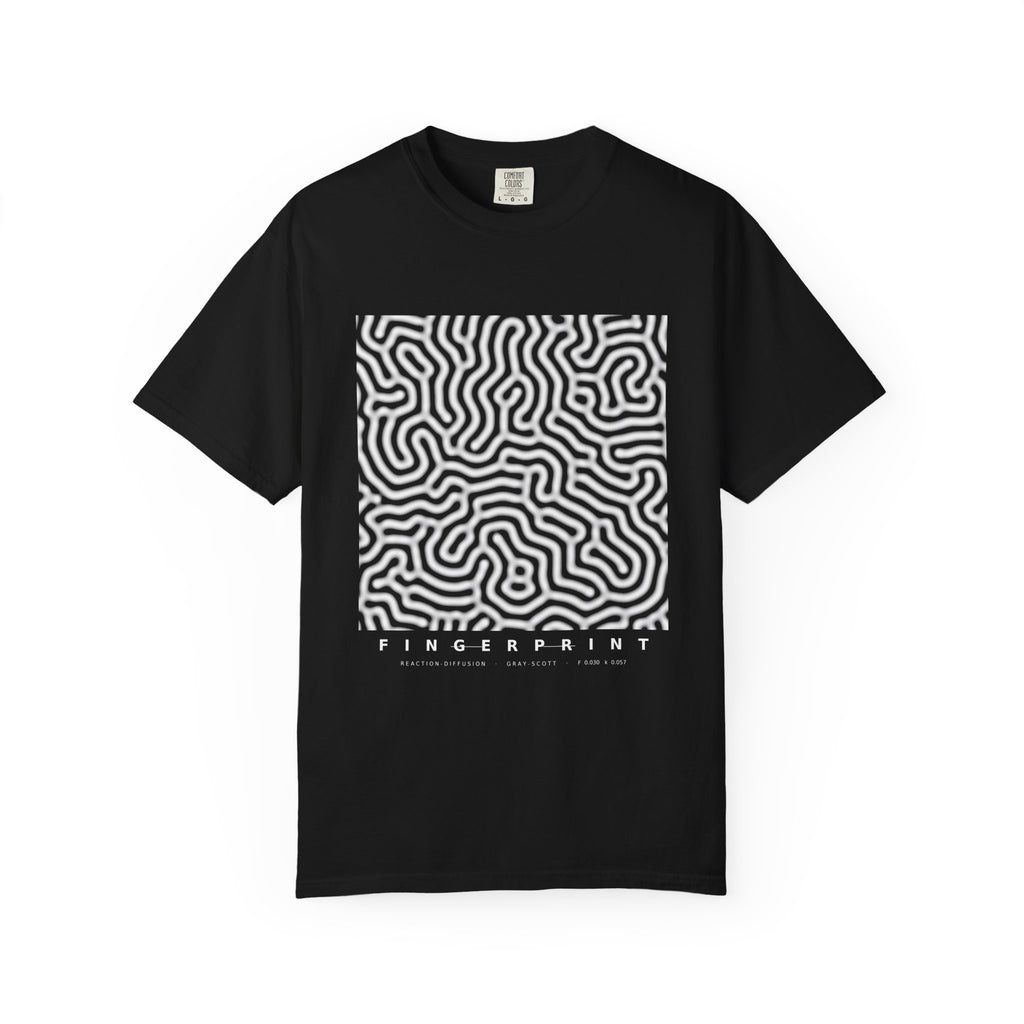 Fingerprint Tee - Turing Reaction-Diffusion Art | Men's