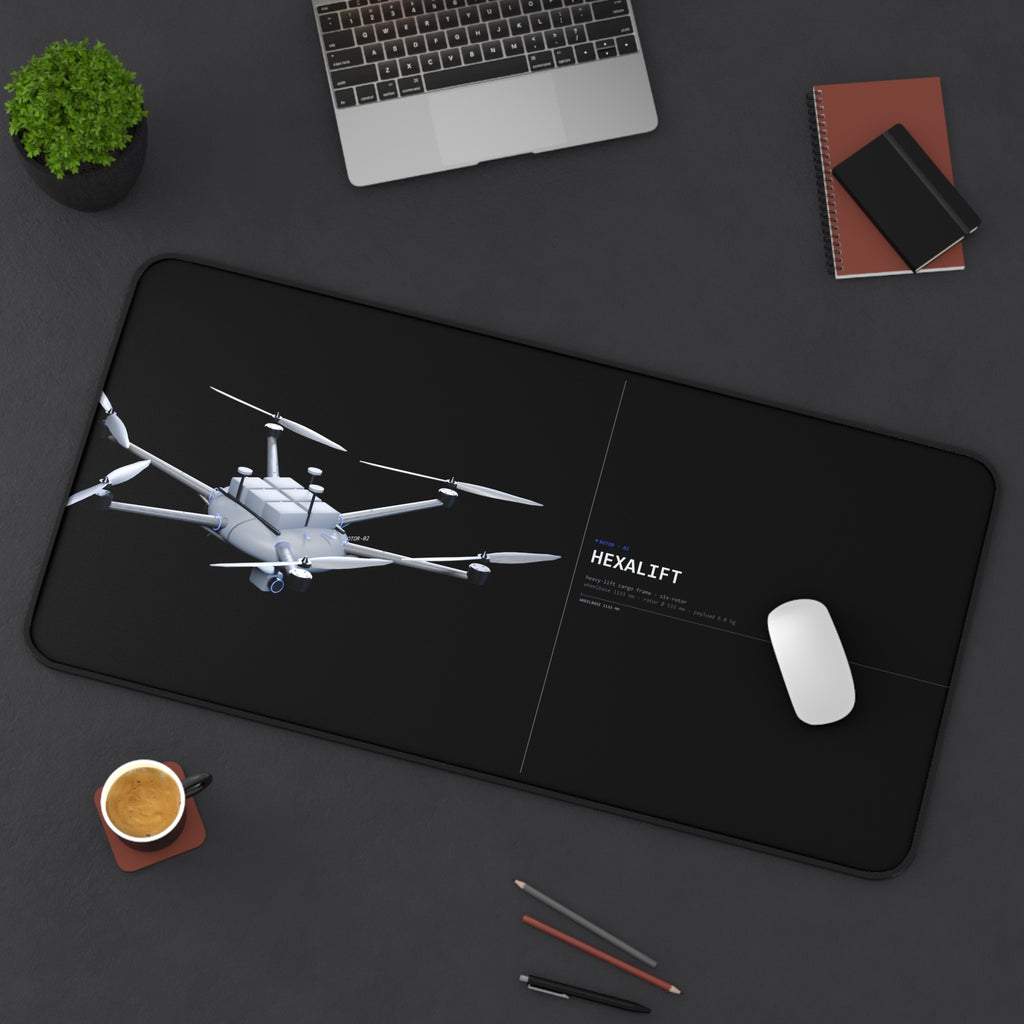 Hexalift — Rotor Desk Mat