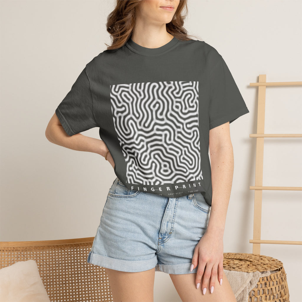 Fingerprint Tee - Turing Reaction-Diffusion Art | Men's