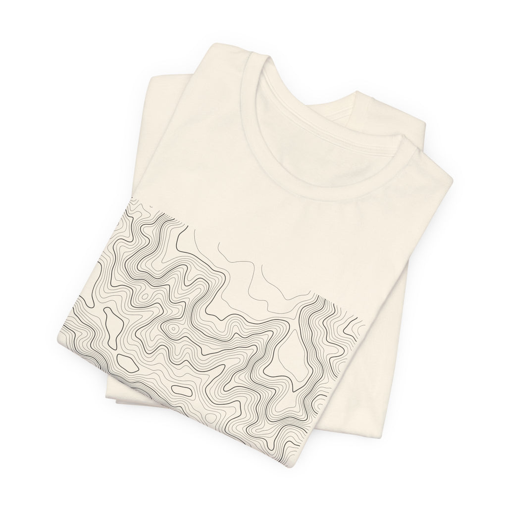 Grand Canyon Topographic Tee — Real Elevation Contour Map