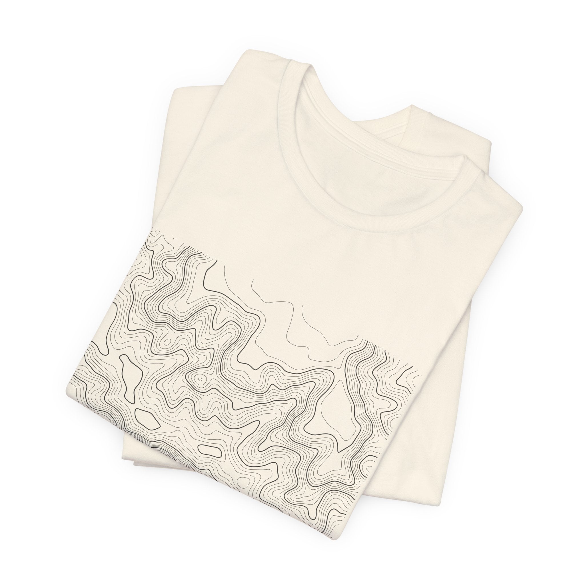 Grand Canyon Topographic Tee — Real Elevation Contour Map