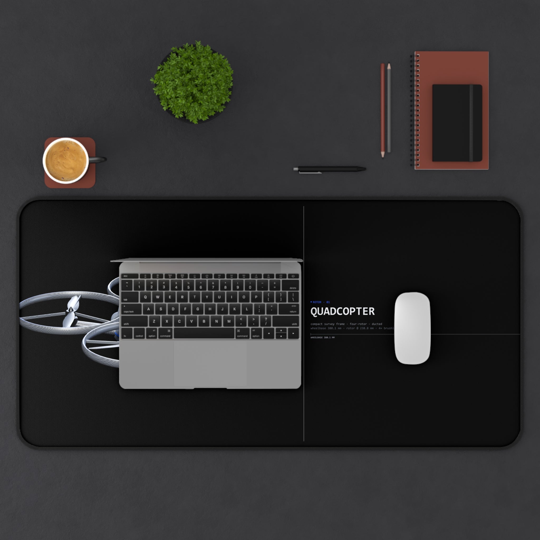 Quadcopter — Rotor Desk Mat