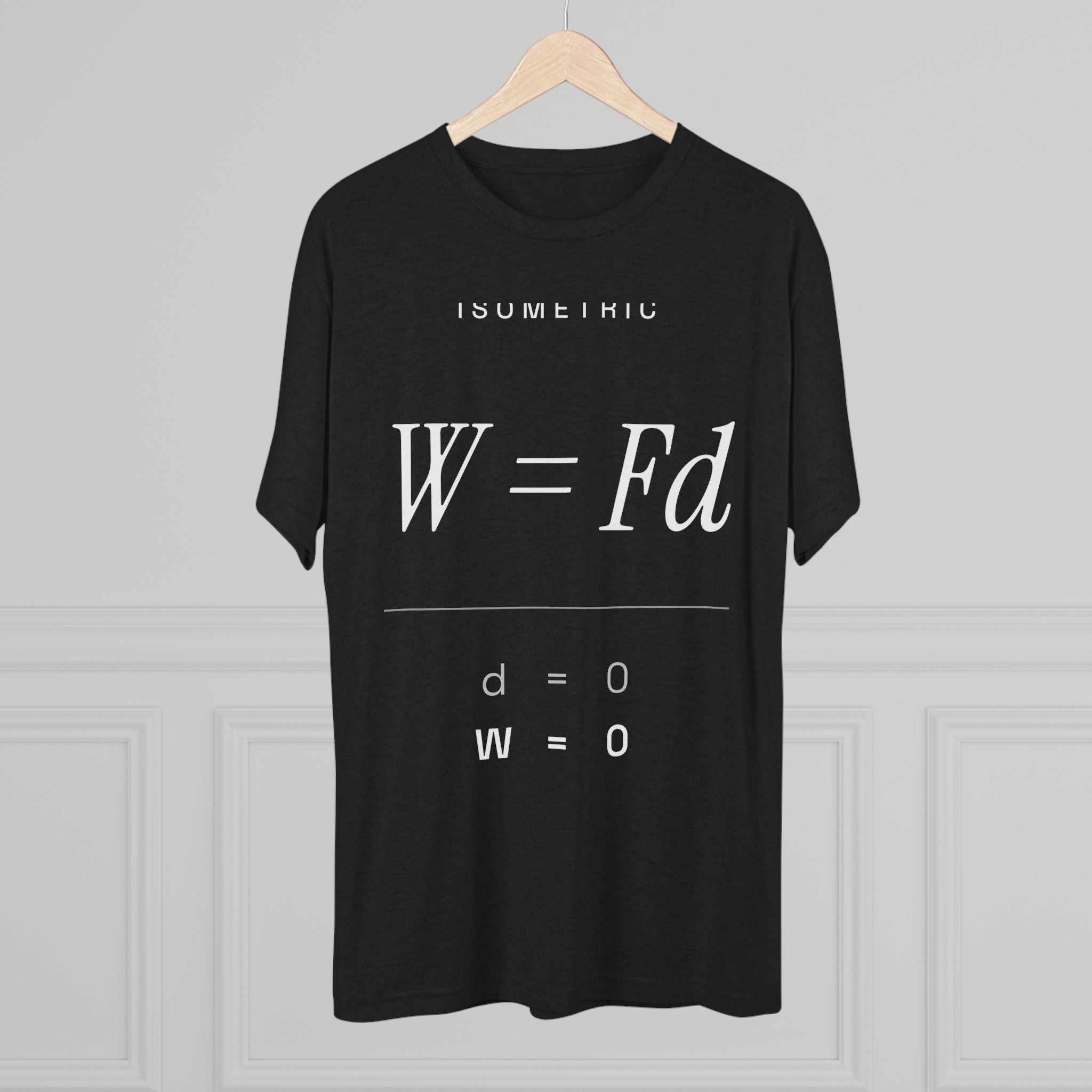 Isometric Tee — W = Fd