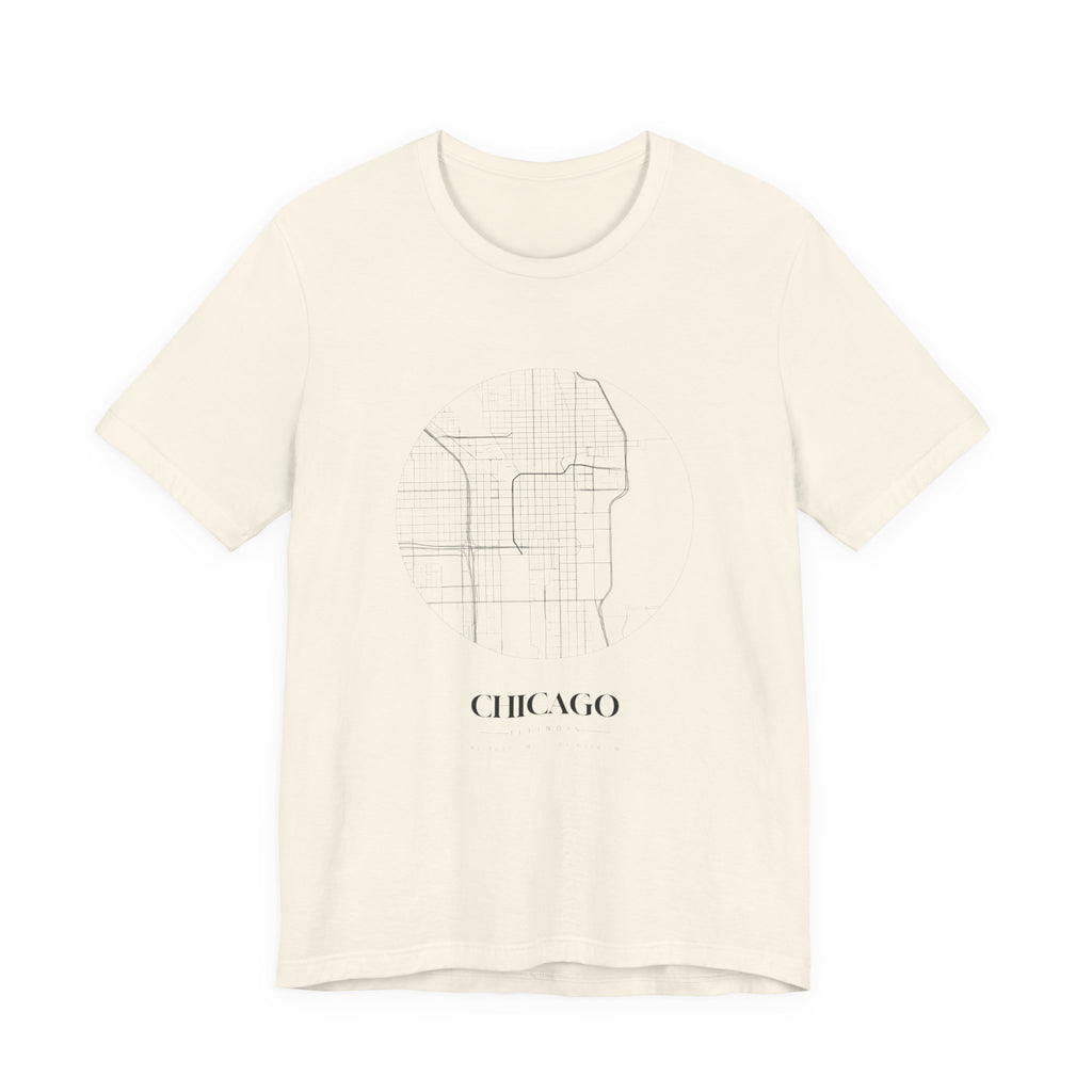 Chicago Street Map Tee — Atlas