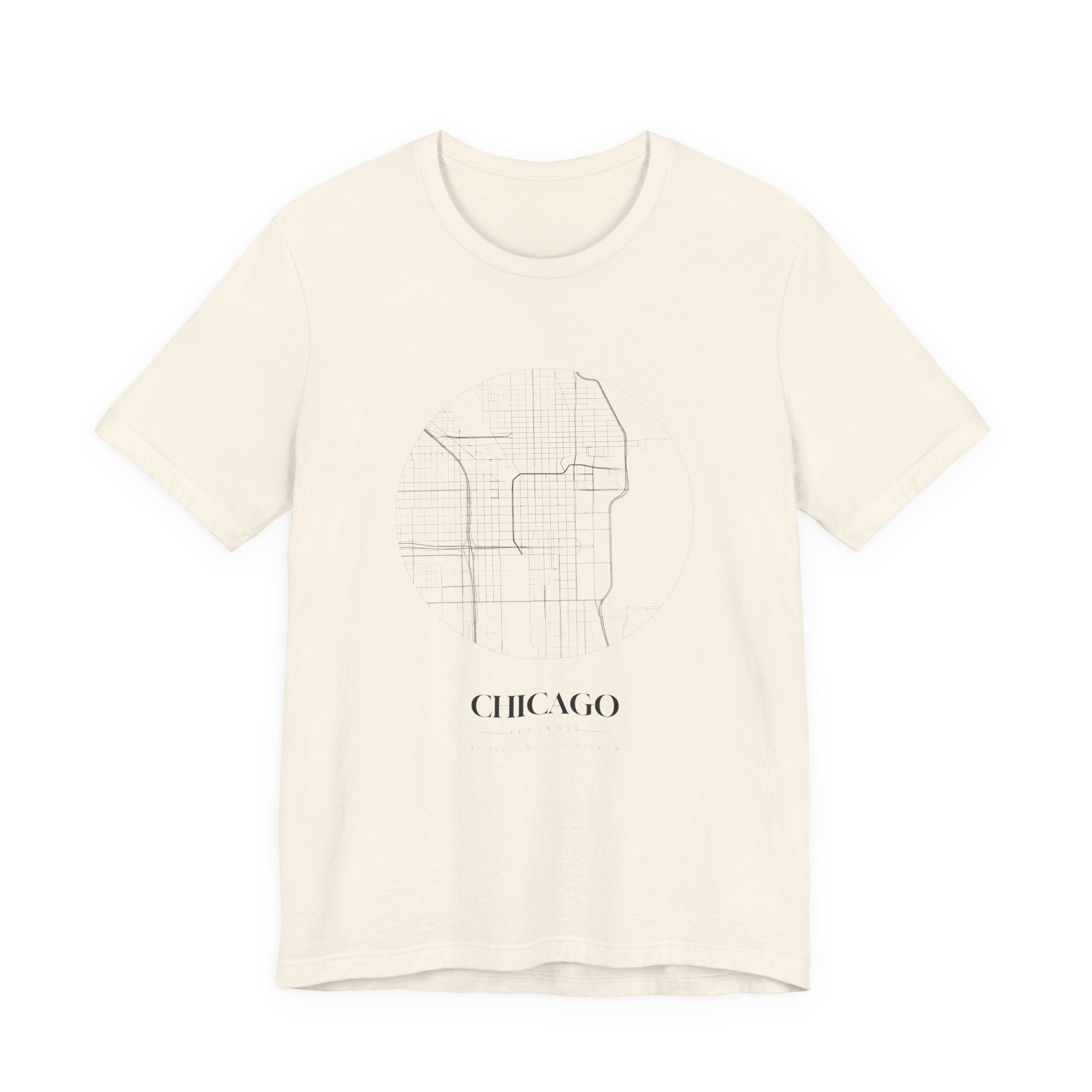 Chicago Street Map Tee — Atlas