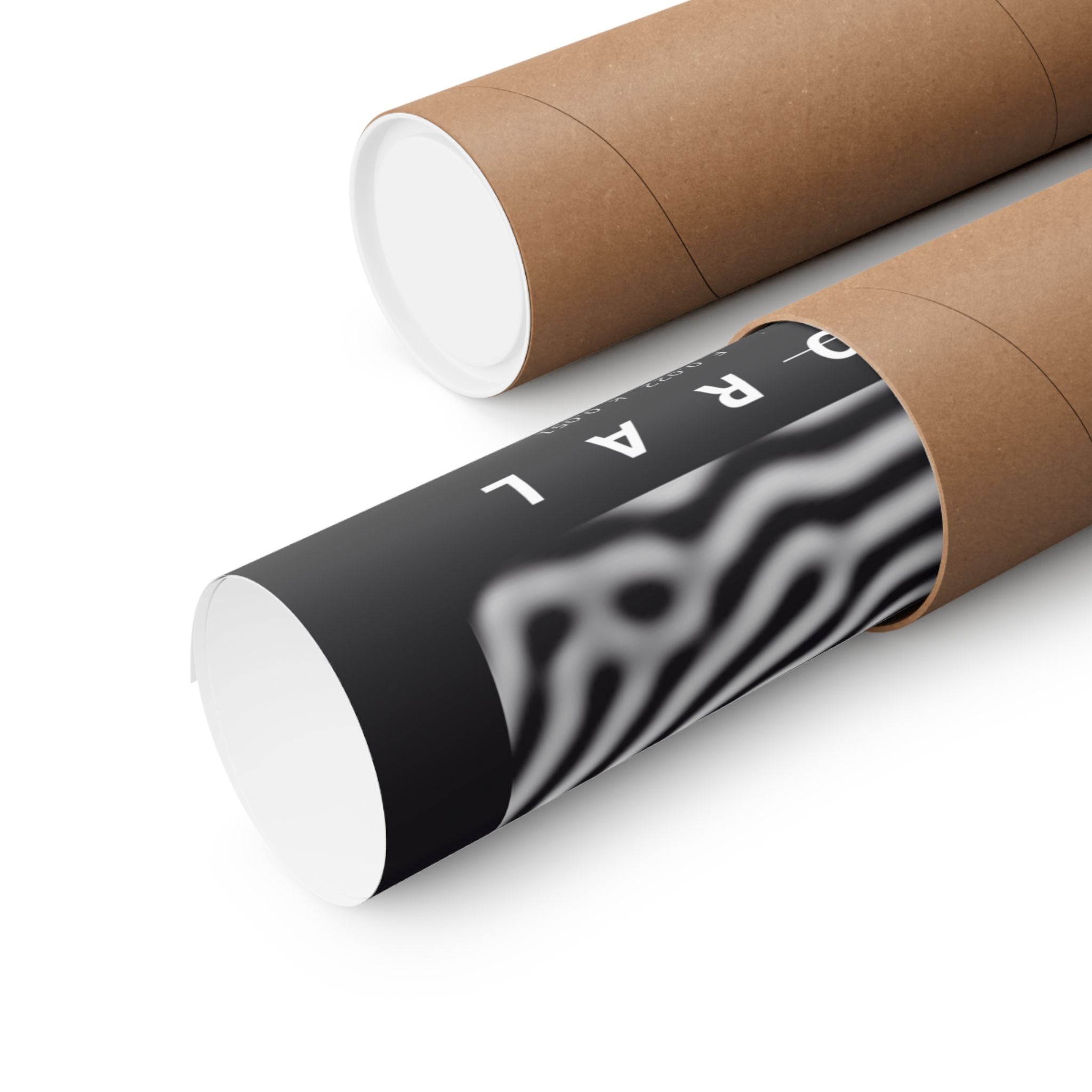 Brain Coral Poster - Turing Reaction-Diffusion Art Wall Art