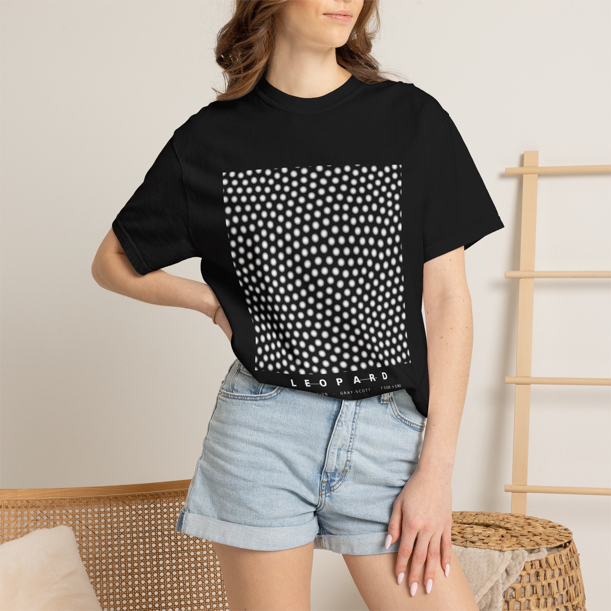 Leopard Tee - Turing Reaction-Diffusion Art | Men's