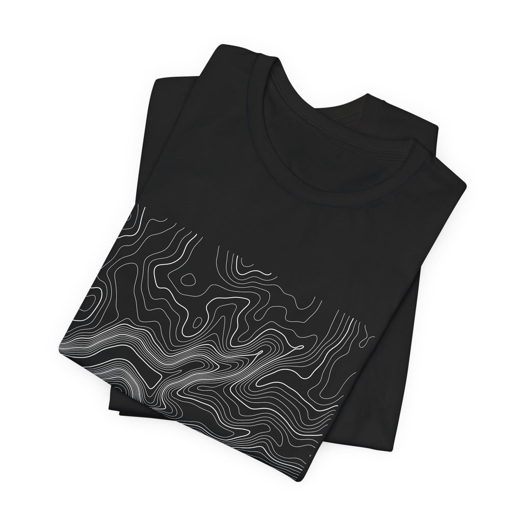 Yosemite Half Dome Topographic Tee — Contour Map