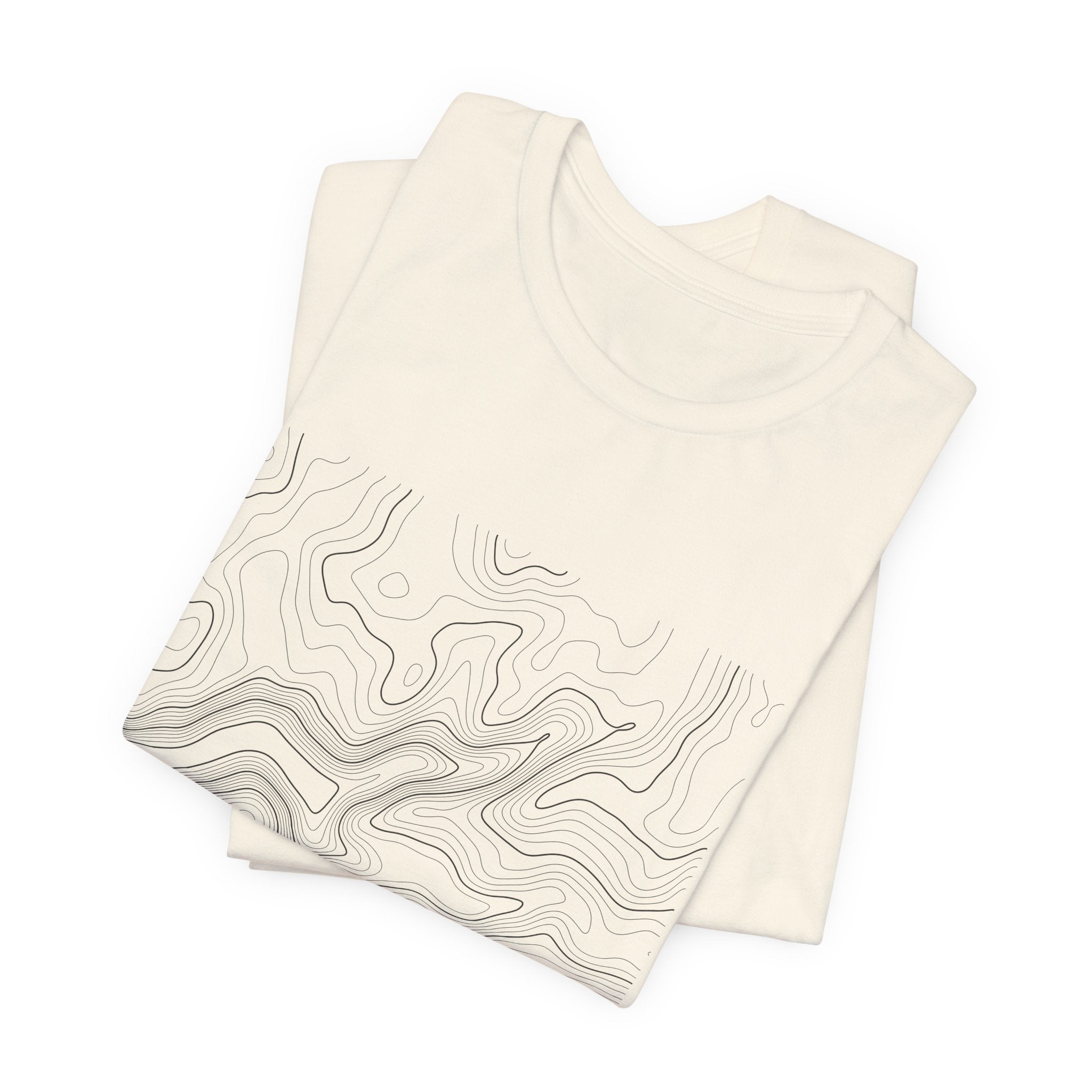 Yosemite Half Dome Topographic Tee — Contour Map