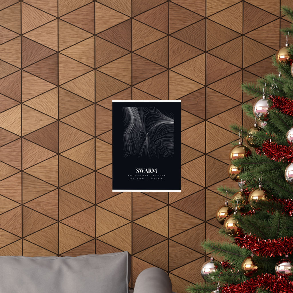 Swarm — Latent Art Poster