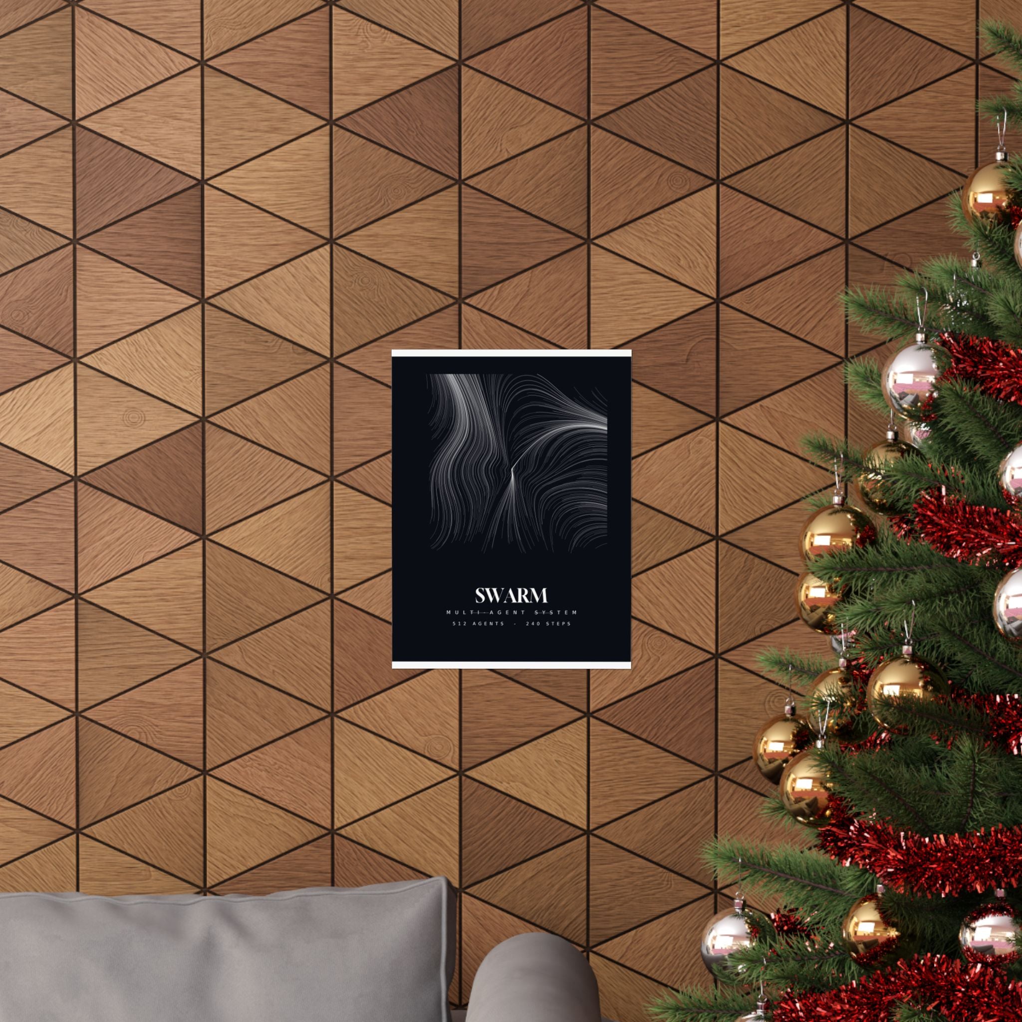 Swarm — Latent Art Poster