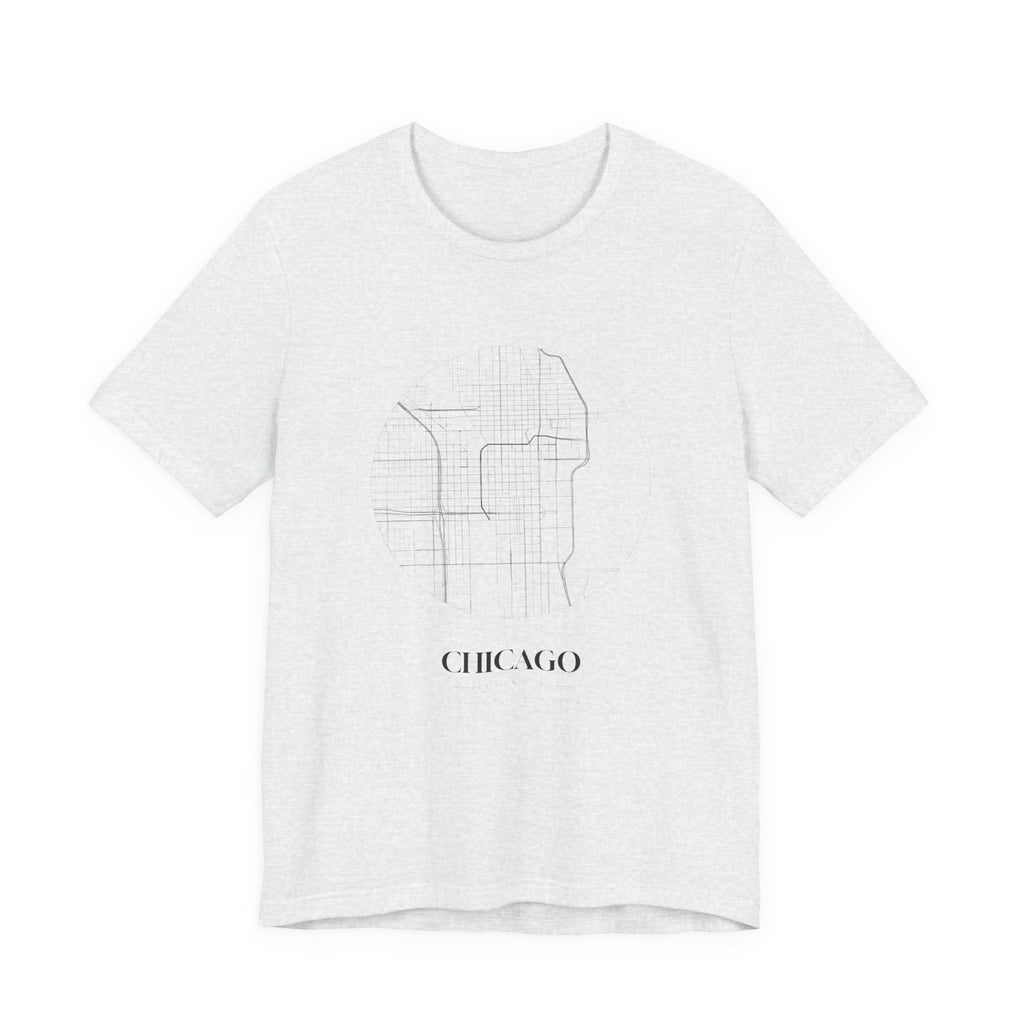 Chicago Street Map Tee — Atlas