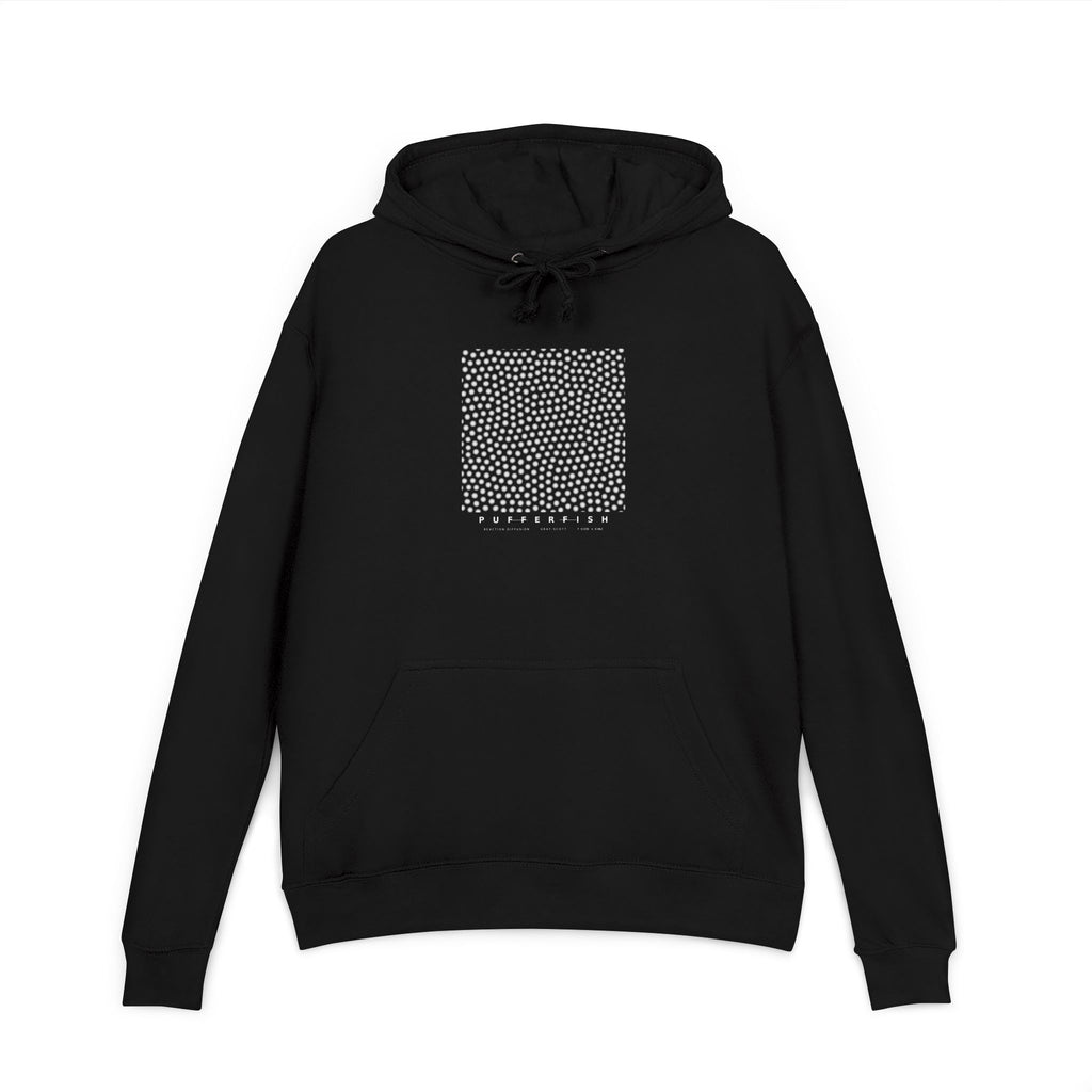 Pufferfish Hoodie - Turing Reaction-Diffusion Art | Men's