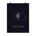 Starling Murmuration Poster - Boids Flocking Model Art Wall Art