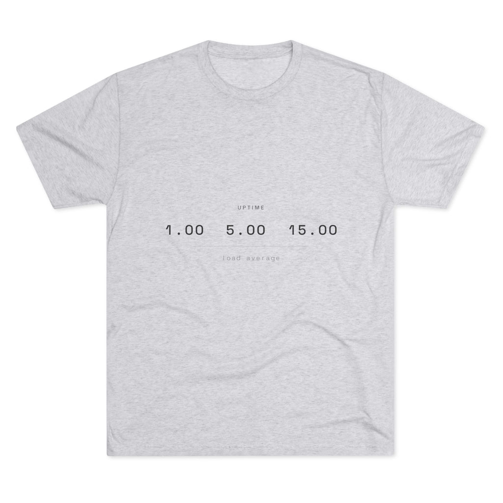 Load Average Tee — 1.00, 5.00, 15.00