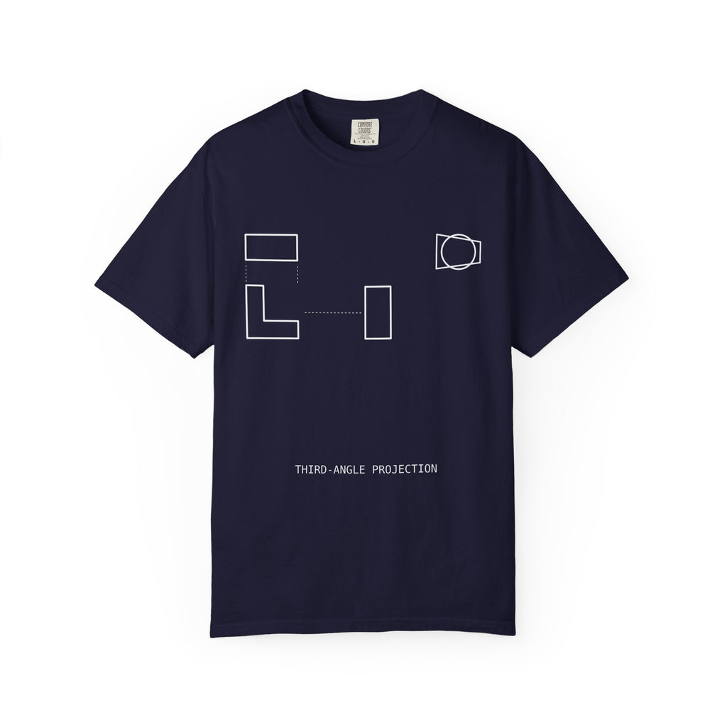 Third-Angle Projection — Datum Tee