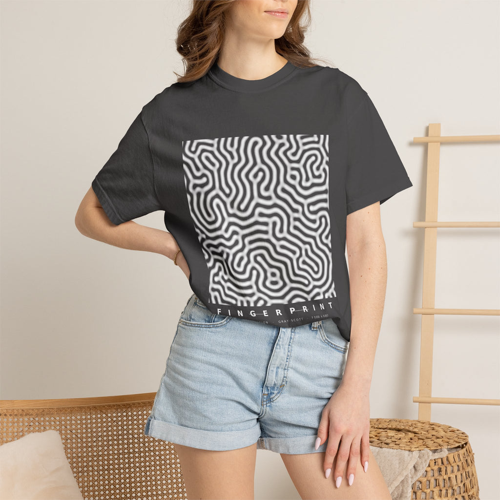 Fingerprint Tee - Turing Reaction-Diffusion Art | Men's