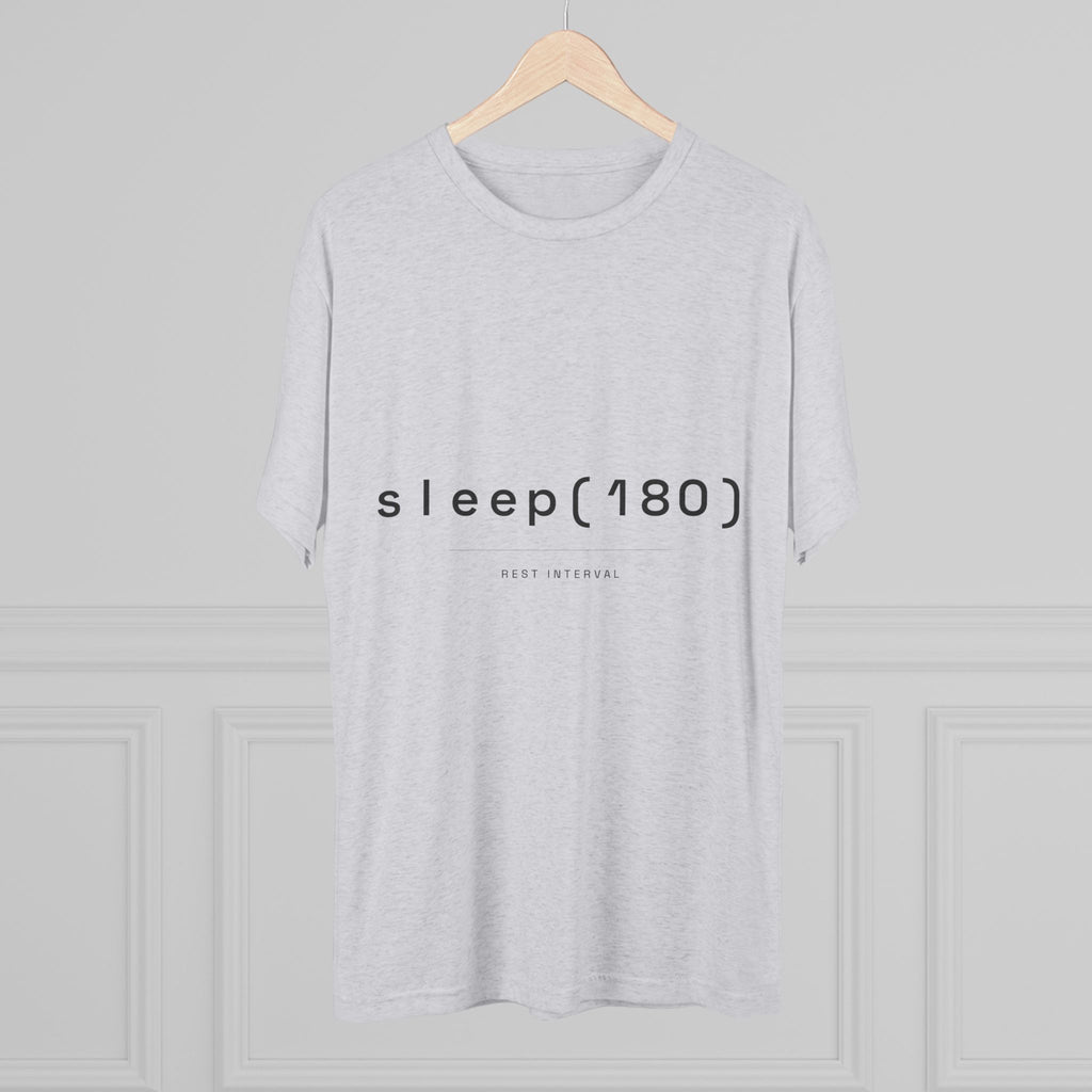 Rest Interval Tee — sleep(180)