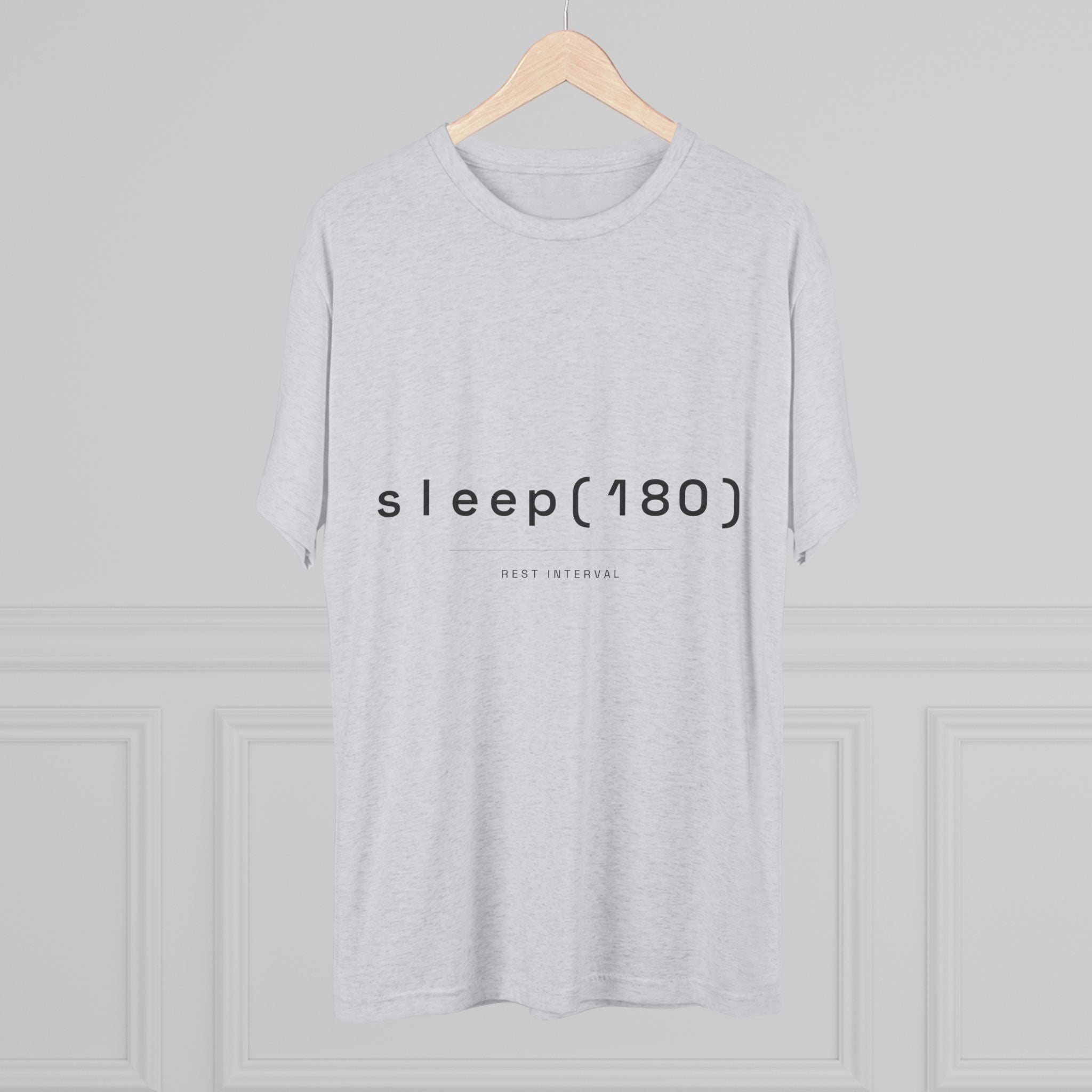 Rest Interval Tee — sleep(180)